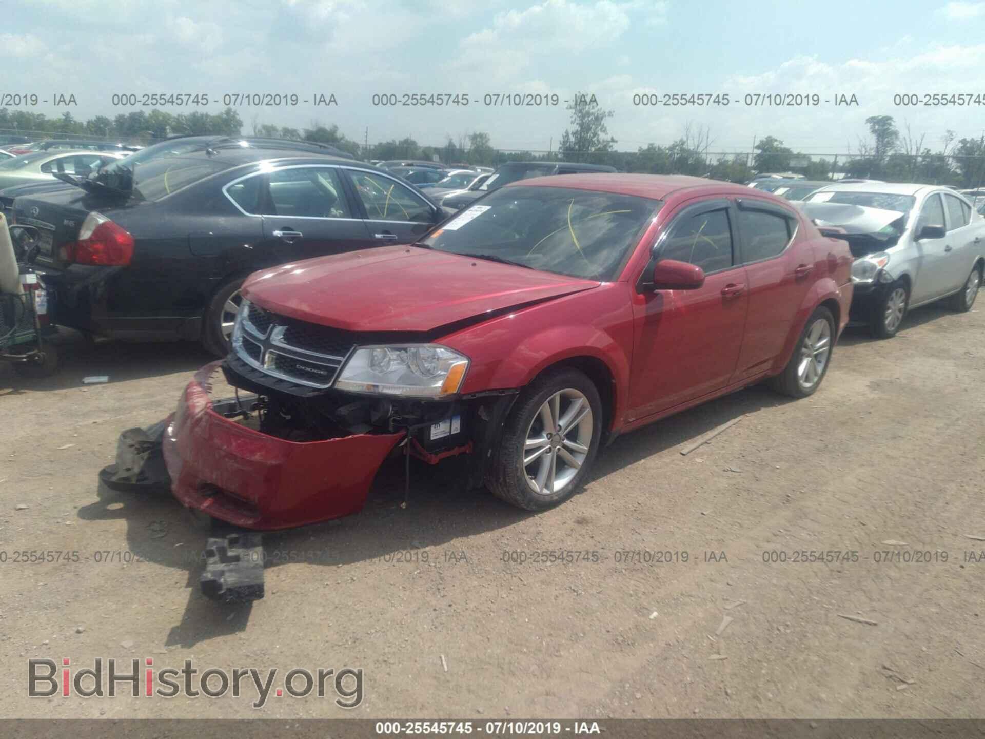 2011 DODGE AVENGER - VIN: 1B3BD1FG8BN509056 - Фото 2