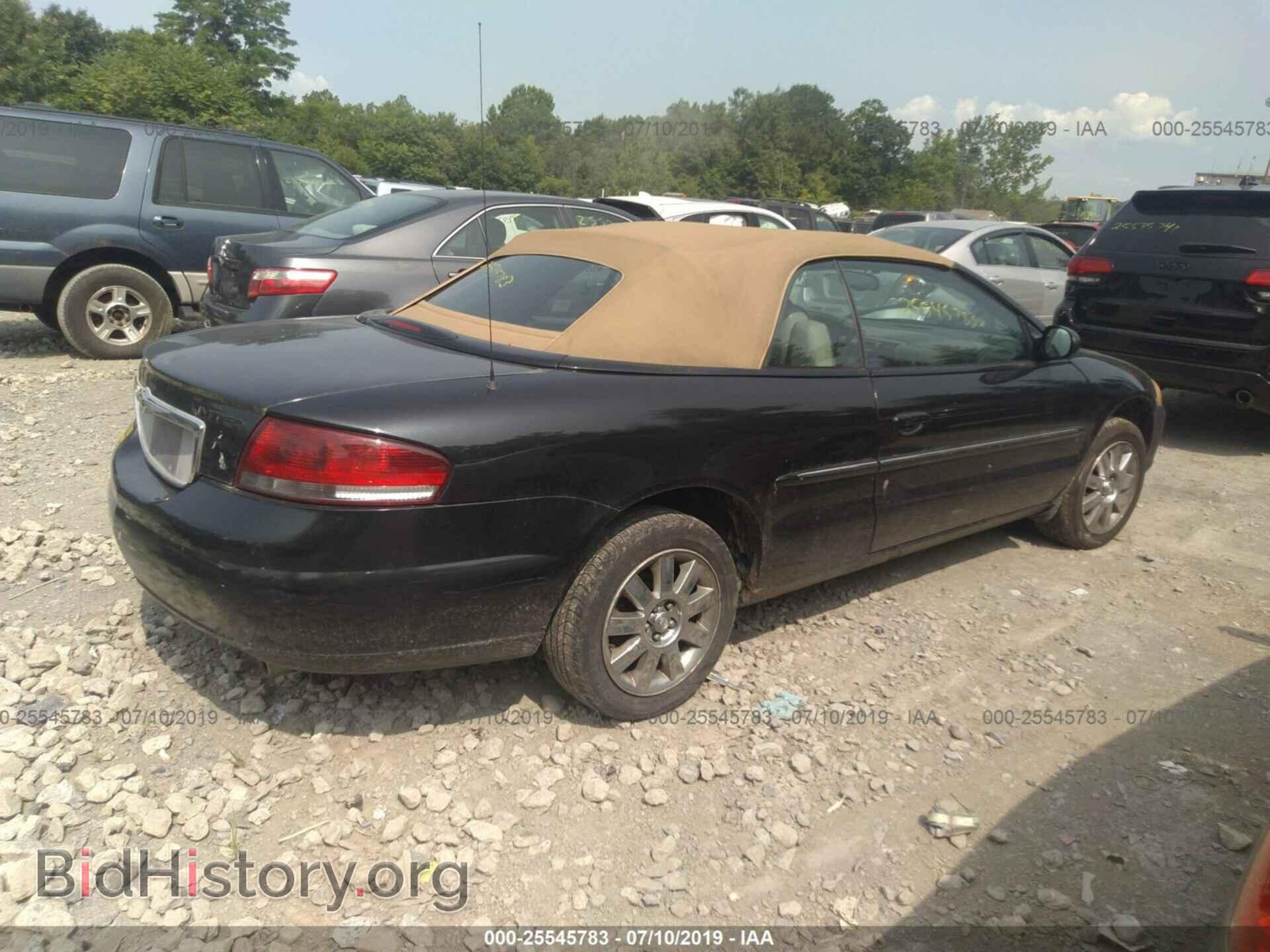 2005 CHRYSLER SEBRING - VIN: 1C3EL65R25N705260 - Фото 4