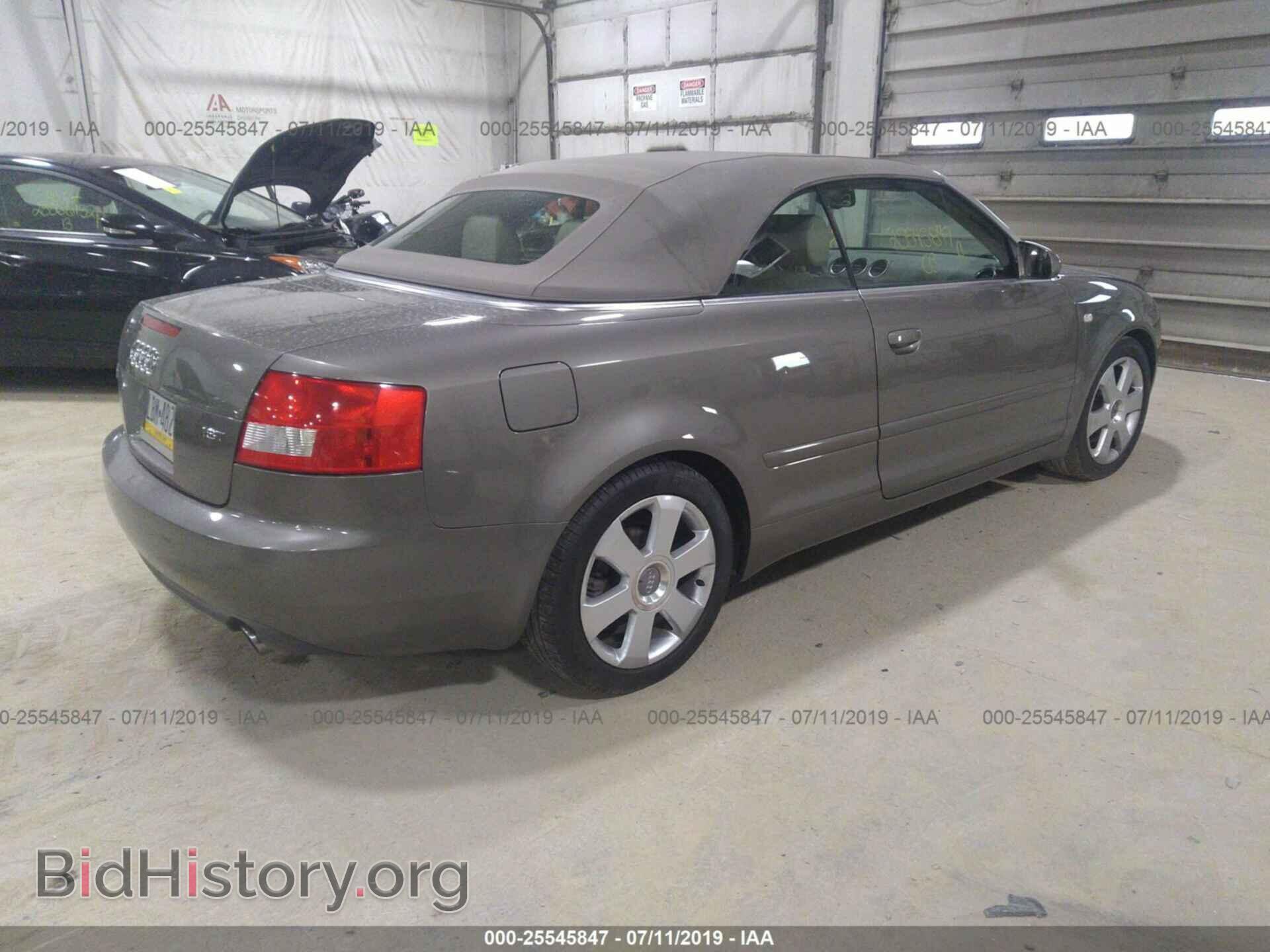 2005 AUDI A4 - VIN: WAUAC48H85K020552 - Фото 4