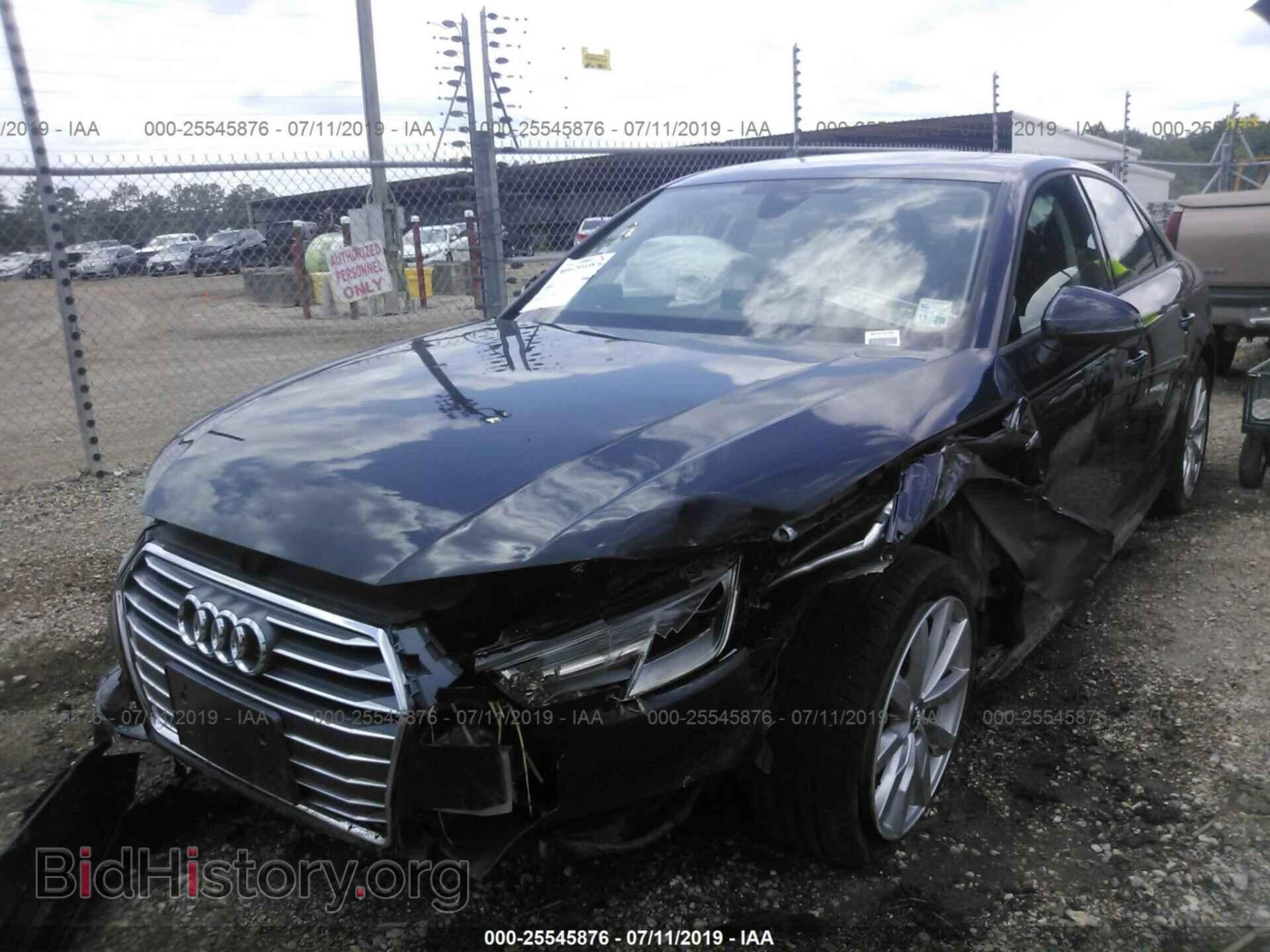 2018 AUDI A4 - VIN: WAUKMAF47JA221679 - Фото 2