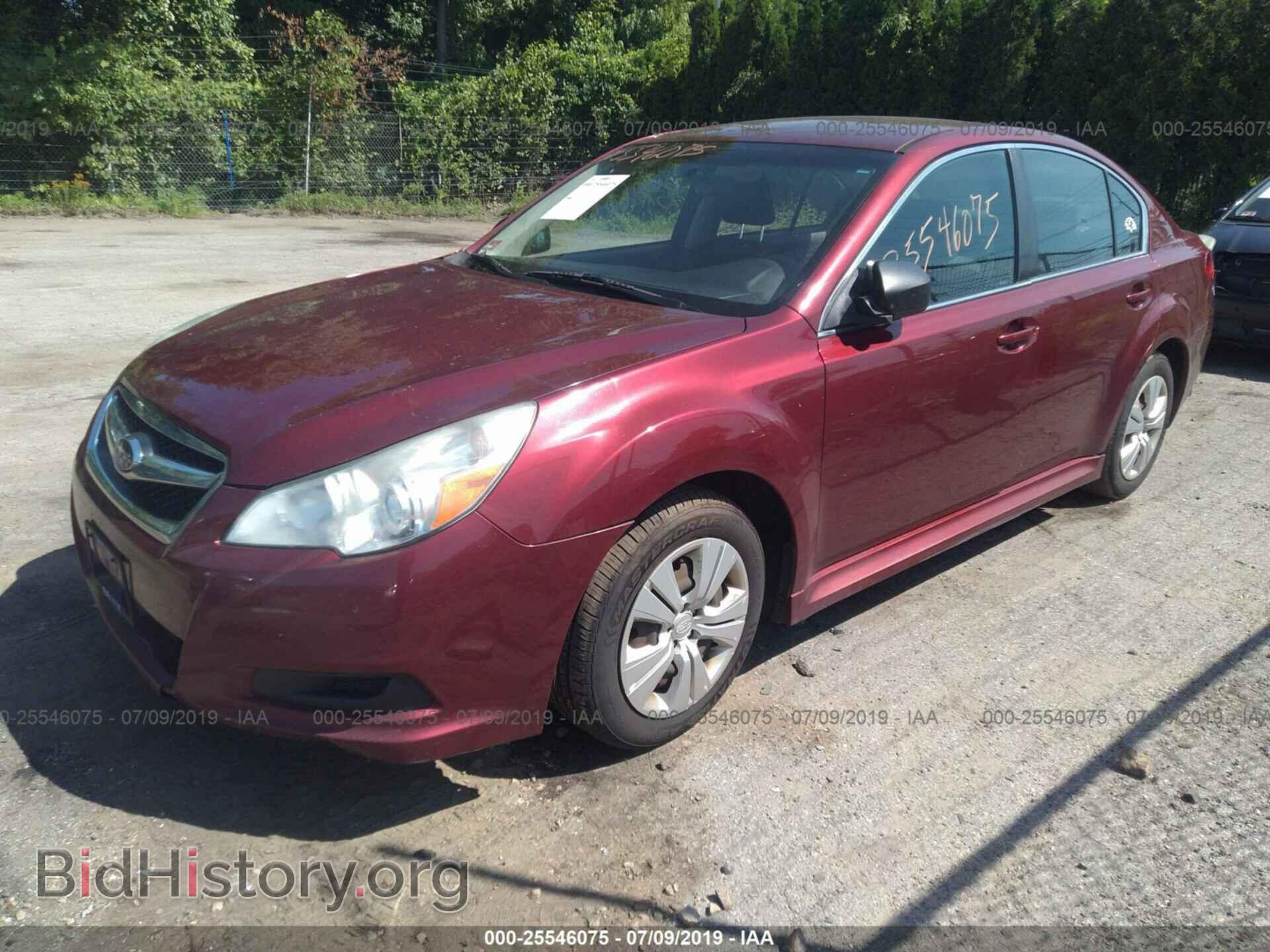 2011 SUBARU LEGACY - VIN: 4S3BMBA63B3253231 - Фото 2