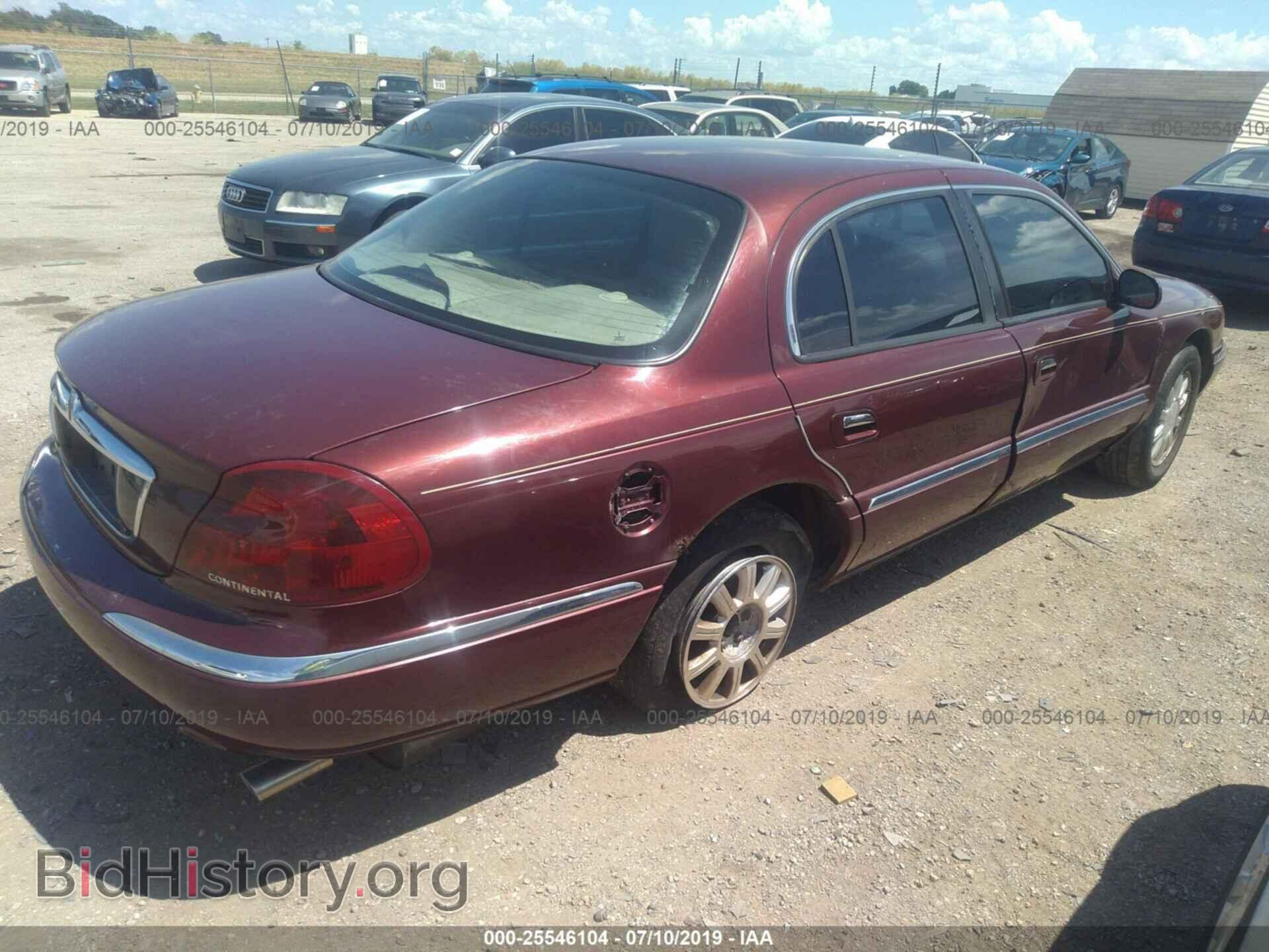 2001 LINCOLN CONTINENTAL - VIN: 1LNHM97V21Y720475 - Фото 4