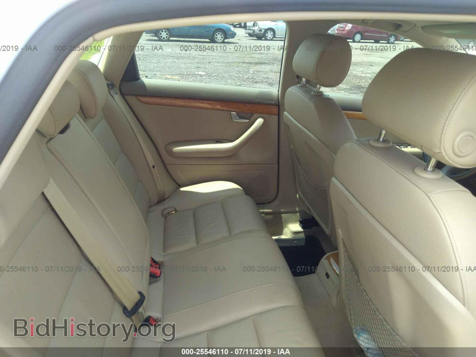 2007 AUDI A4 - VIN: WAUAF78E17A198276 - Фото 8