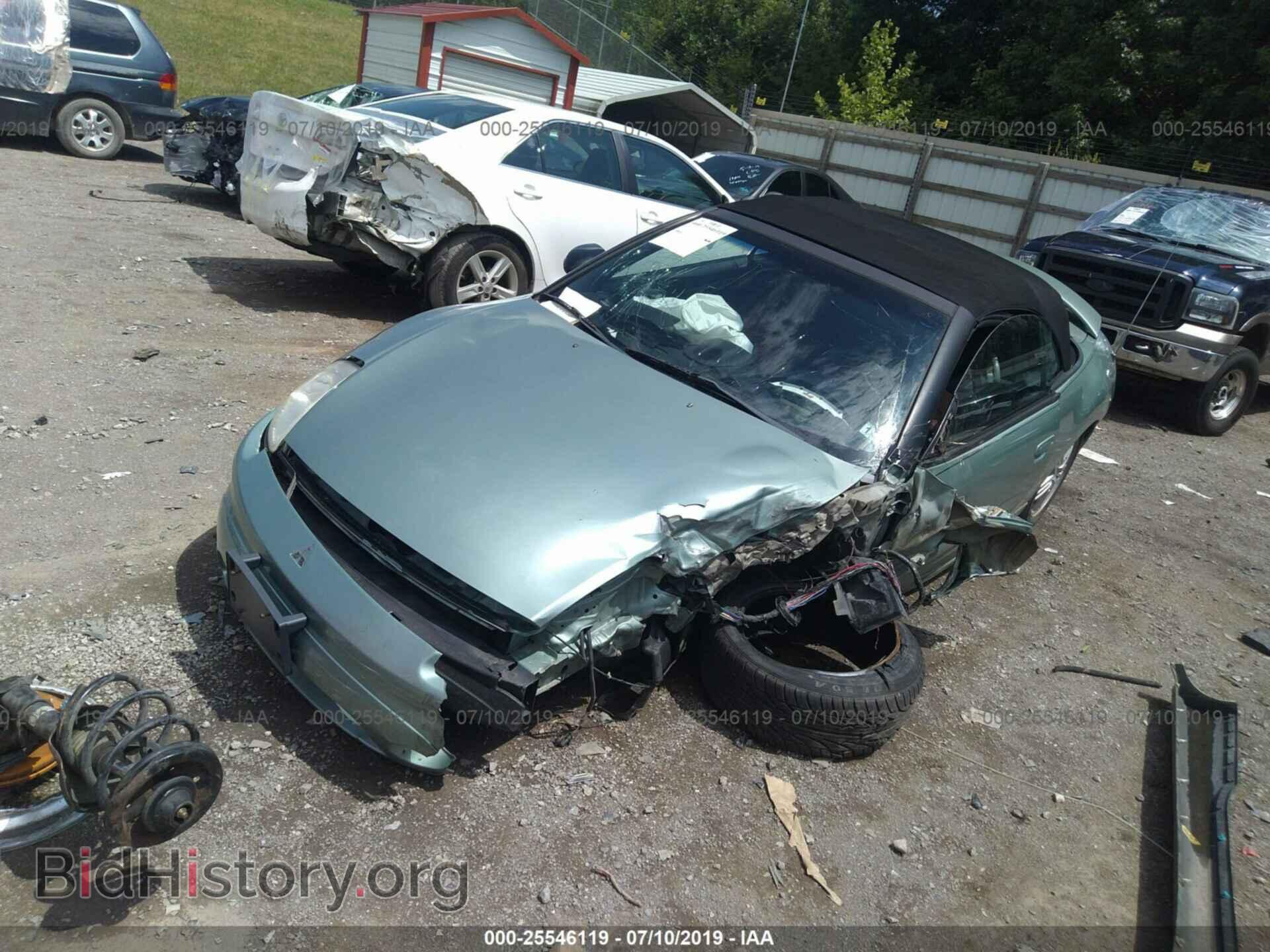 2003 MITSUBISHI ECLIPSE - VIN: 4A3AE55H43E111897 - Фото 2