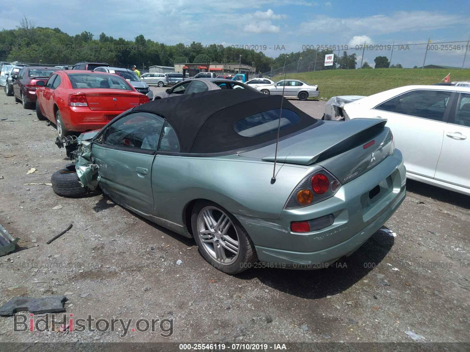 2003 MITSUBISHI ECLIPSE - VIN: 4A3AE55H43E111897 - Фото 3