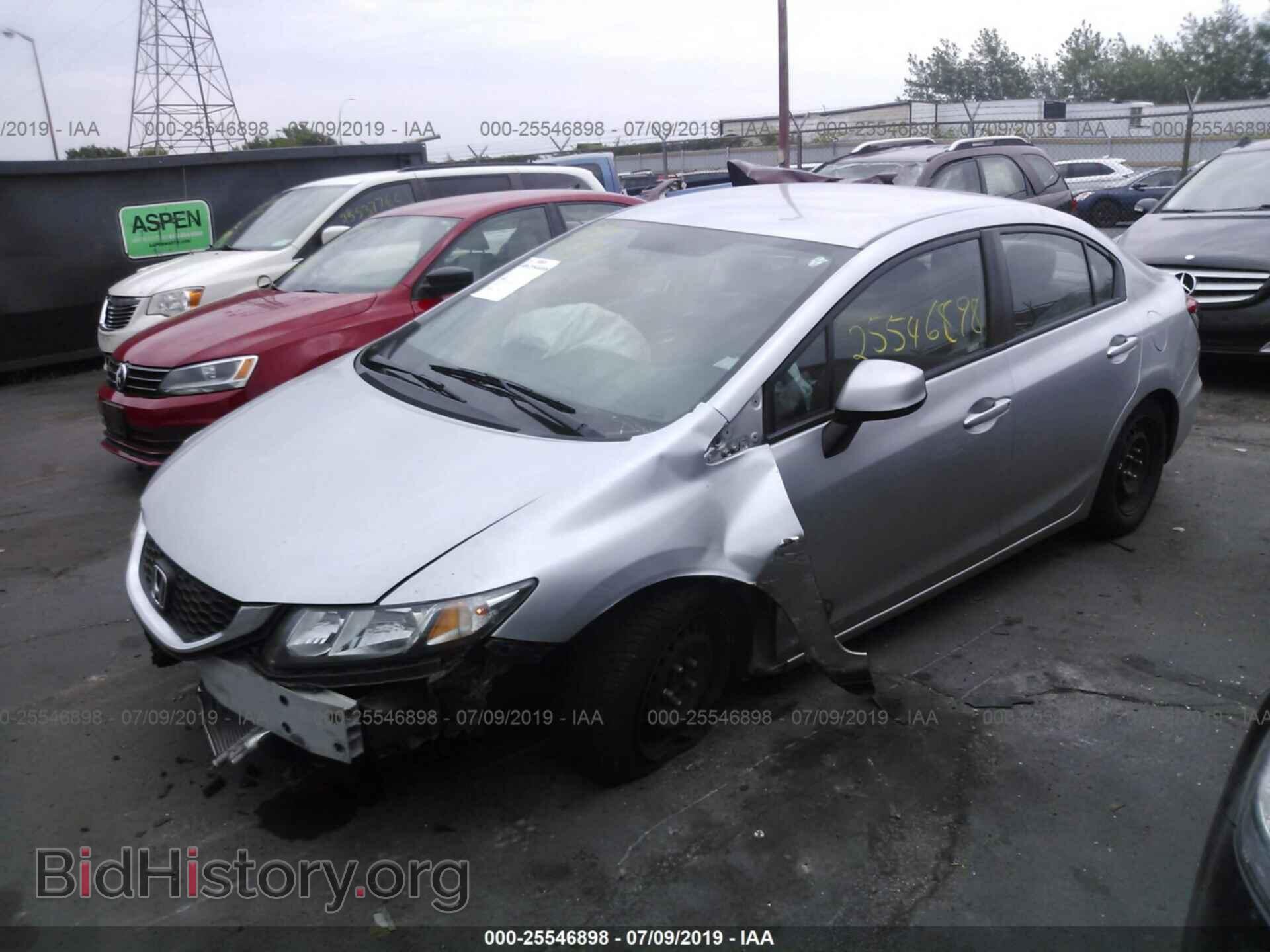 2013 HONDA CIVIC - VIN: 19XFB2F57DE075830 - Фото 2