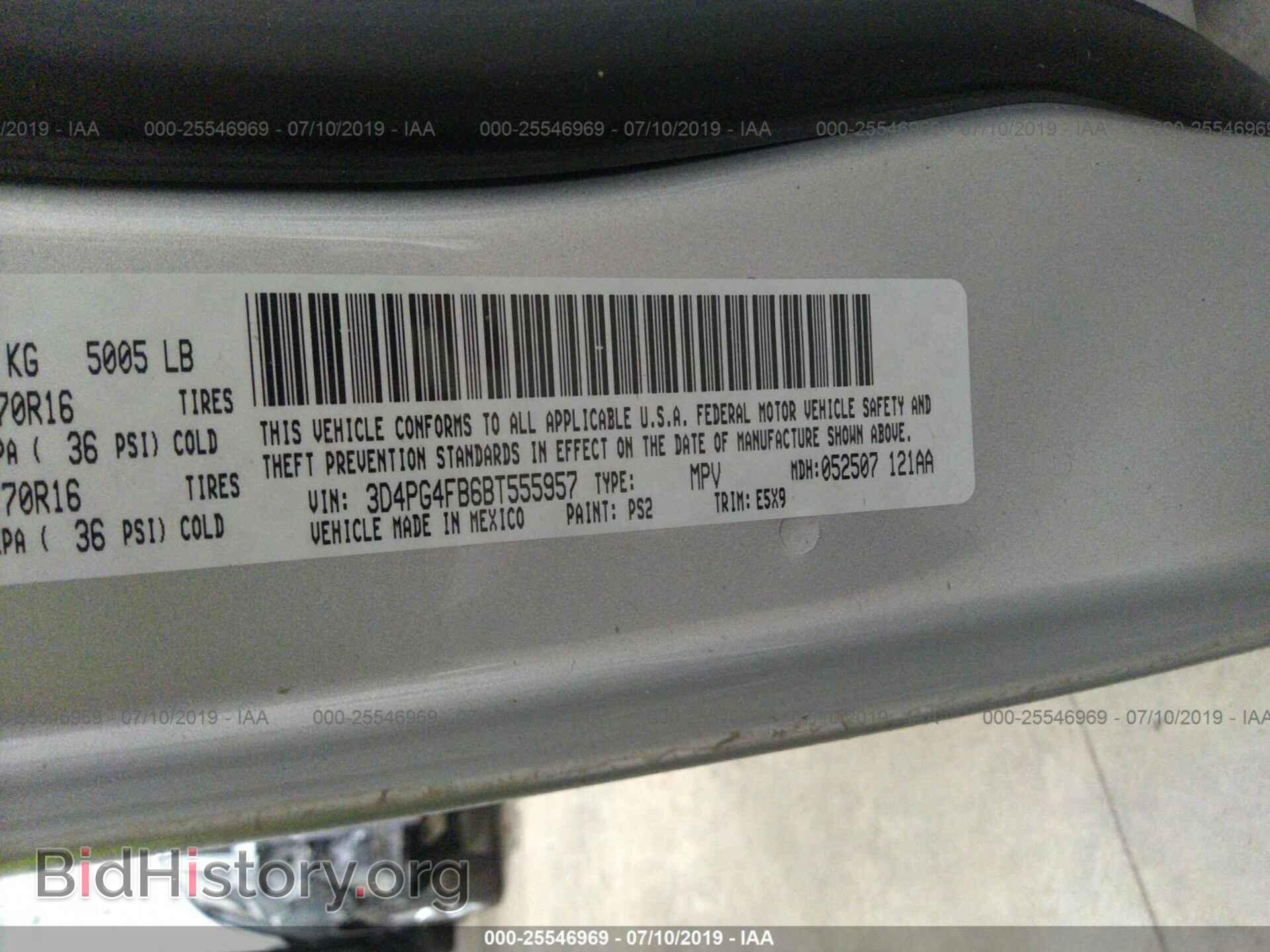 2011 DODGE JOURNEY - VIN: 3D4PG4FB6BT555957 - Photo 9
