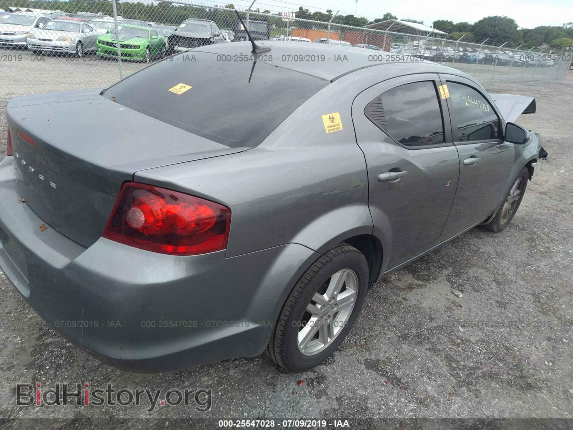 2012 DODGE AVENGER - VIN: 1C3CDZCB1CN147636 - Фото 4