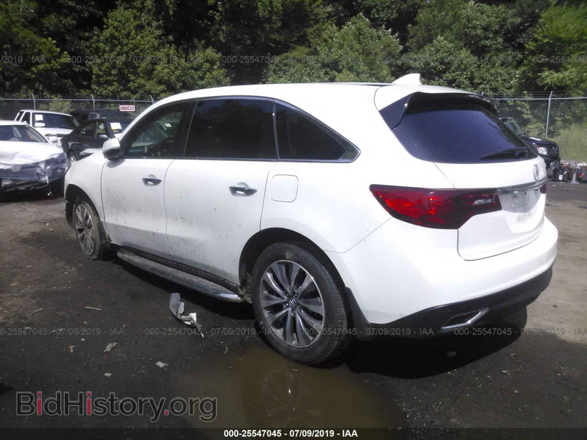 2015 ACURA MDX - VIN: 5FRYD4H65FB007218 - Фото 3
