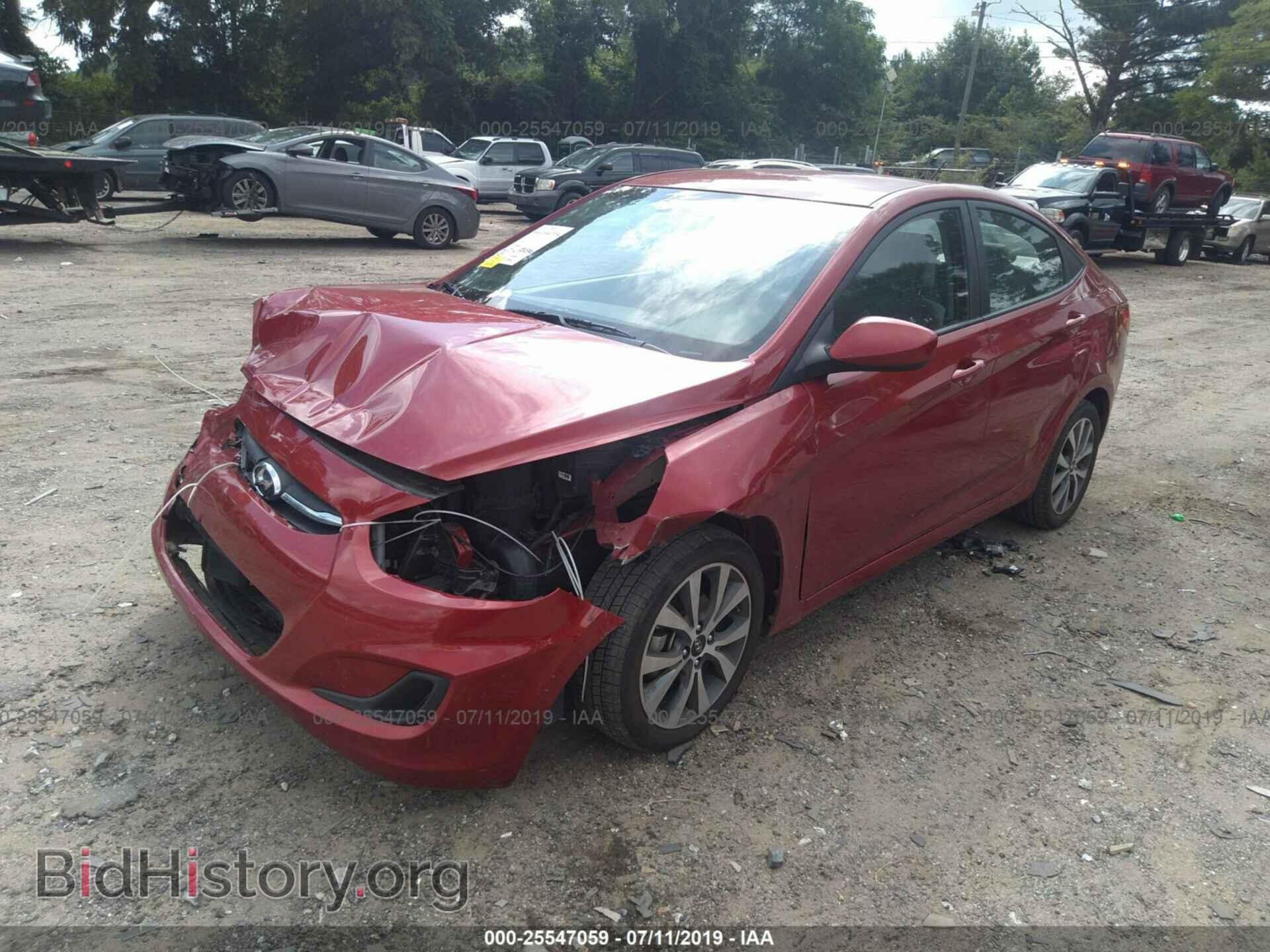2017 HYUNDAI ACCENT - VIN: KMHCT4AE8HU371333 - Фото 2