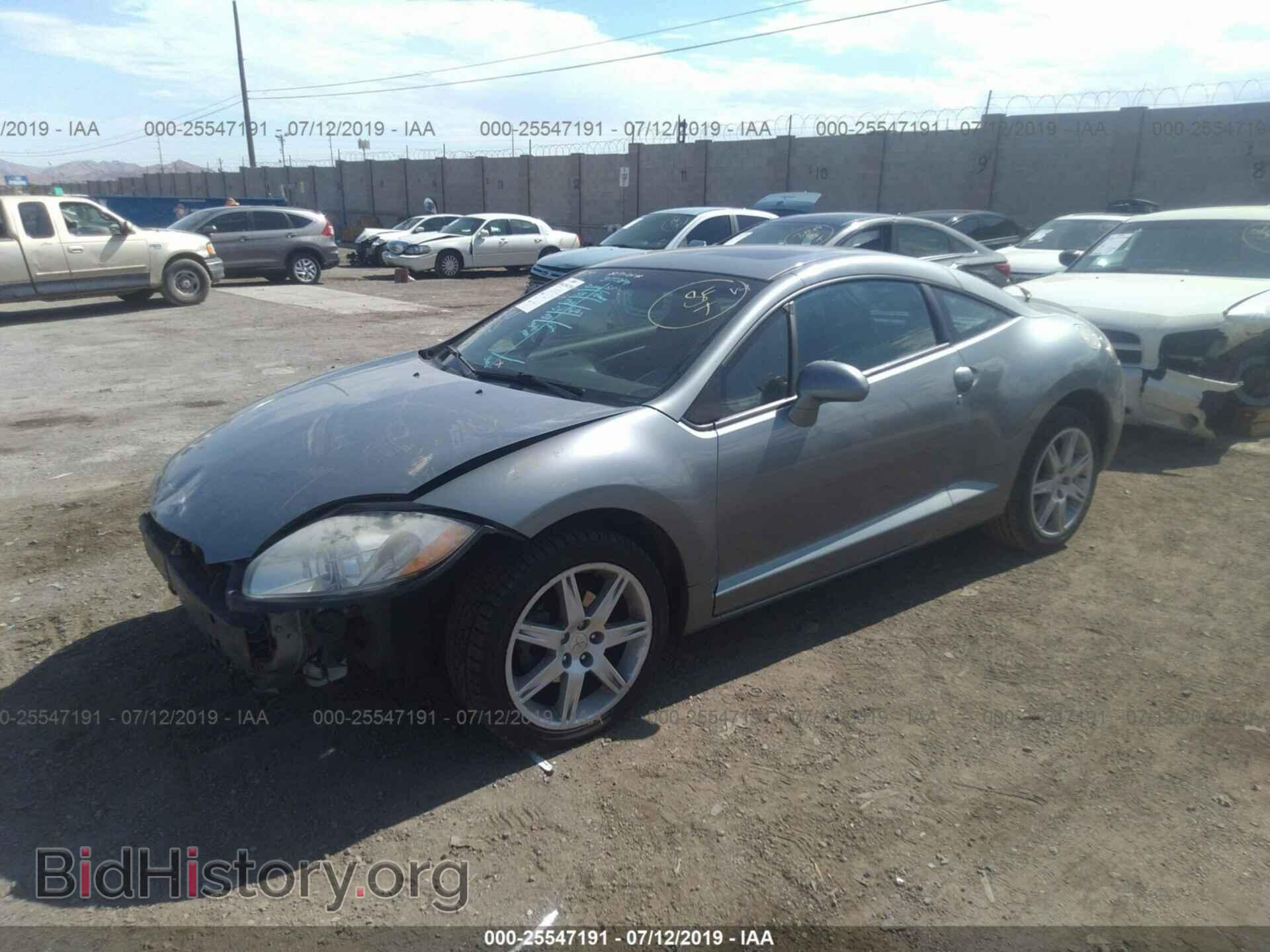 2007 MITSUBISHI ECLIPSE - VIN: 4A3AK34T07E002183 - Фото 2