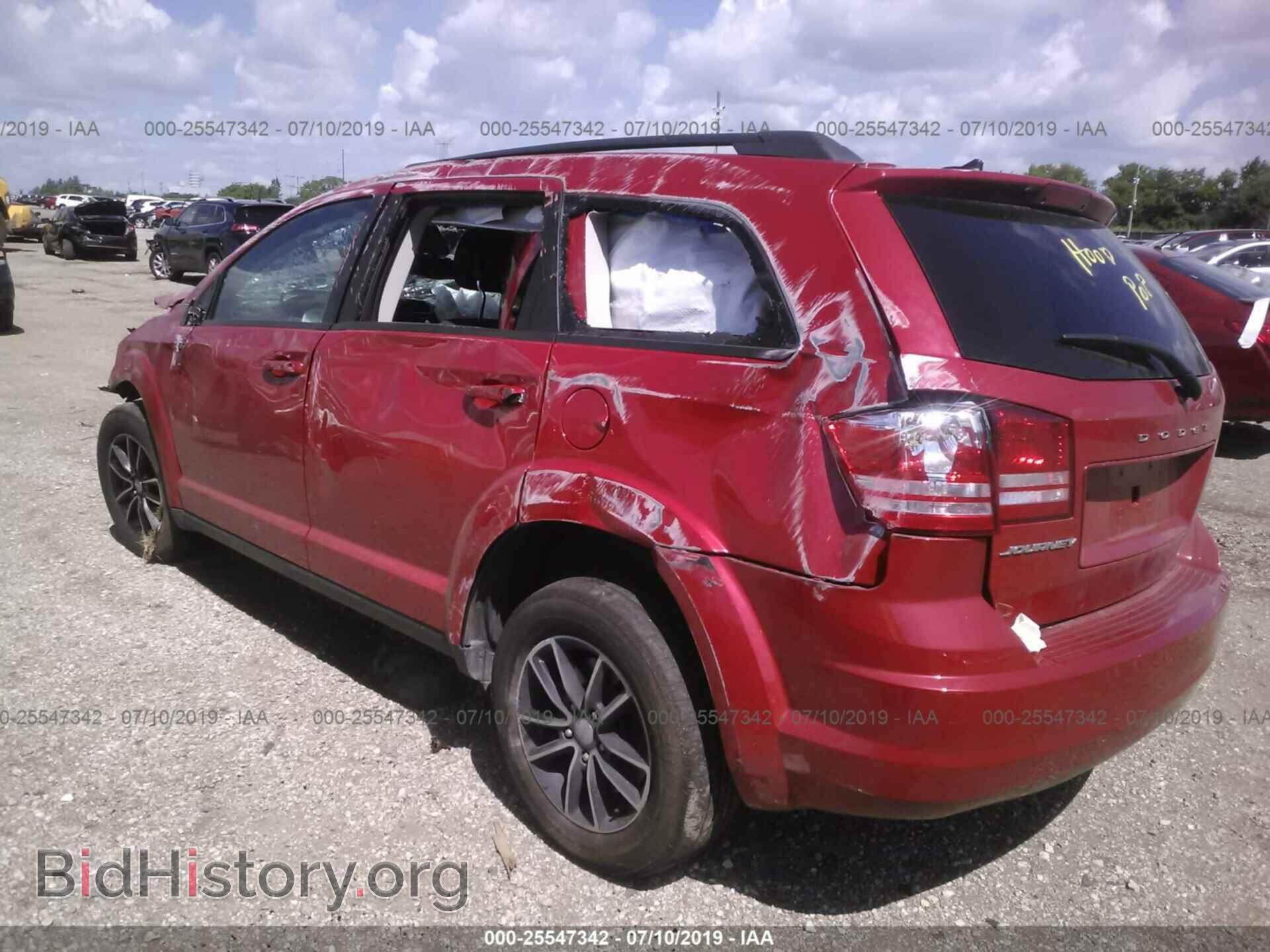 2017 DODGE JOURNEY - VIN: 3C4PDCAB3HT707631 - Фото 3