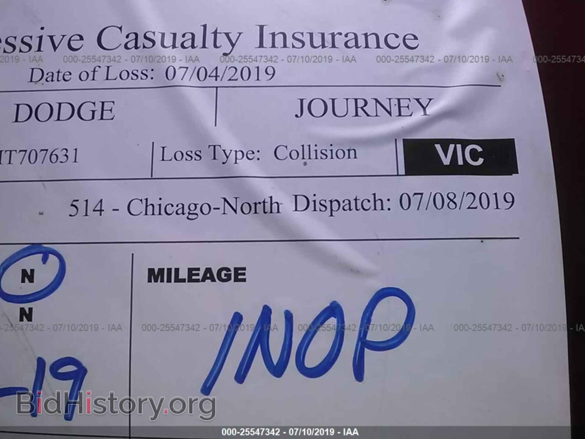 2017 DODGE JOURNEY - VIN: 3C4PDCAB3HT707631 - Фото 7