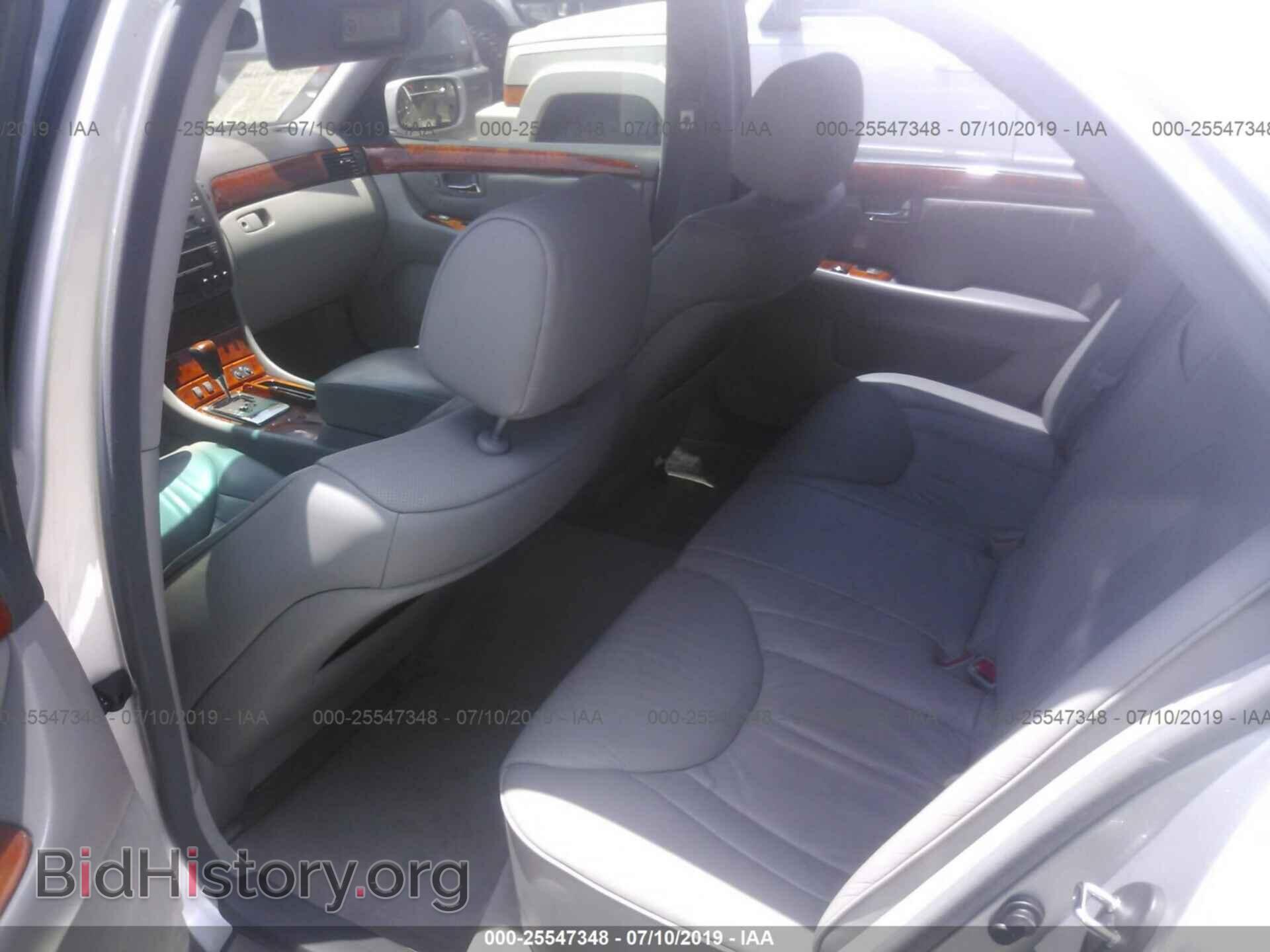 2004 LEXUS LS - VIN: JTHBN36F440142654 - Photo 8