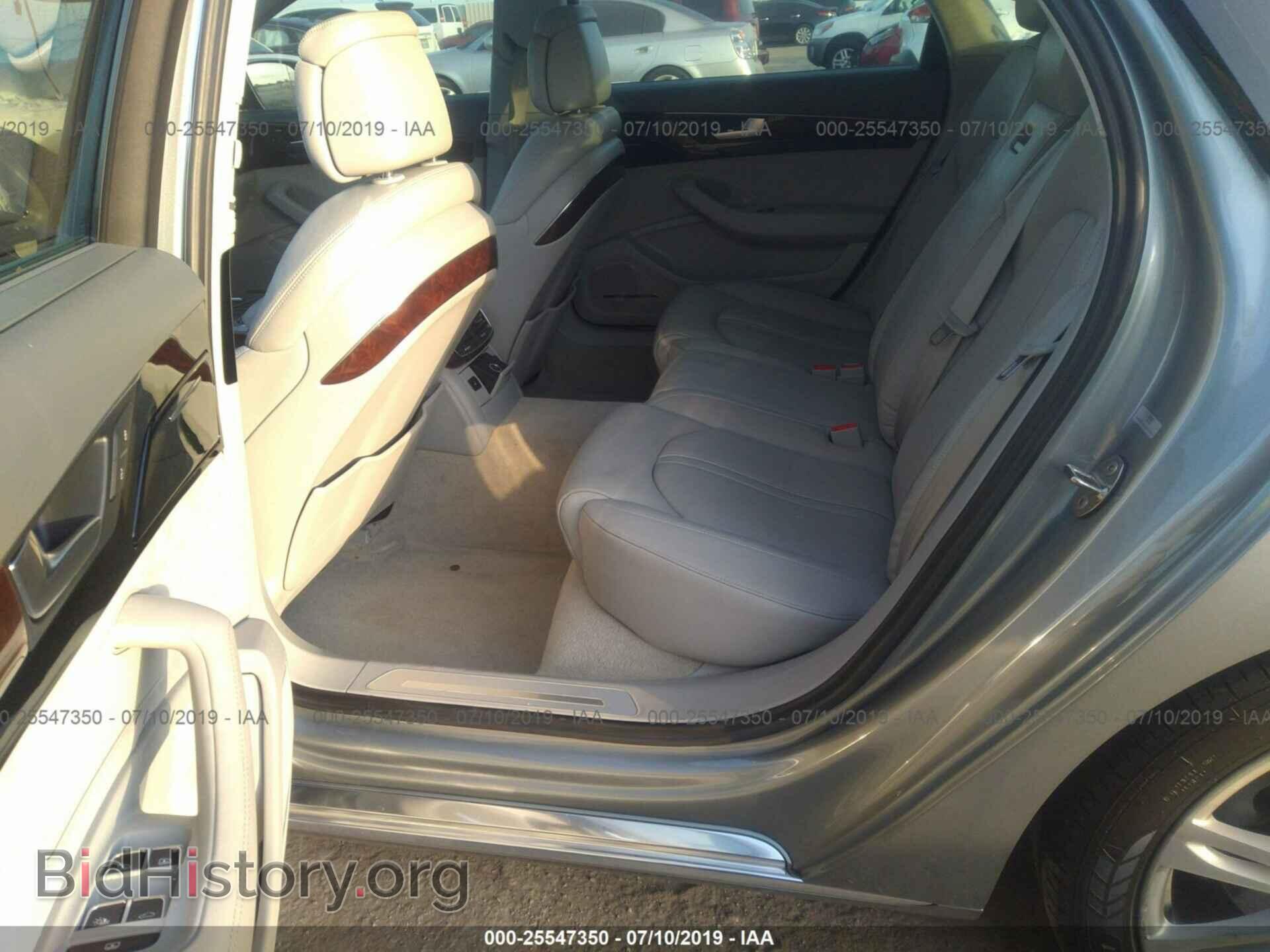 2011 AUDI A8 - VIN: WAURVAFD9BN025653 - Фото 8