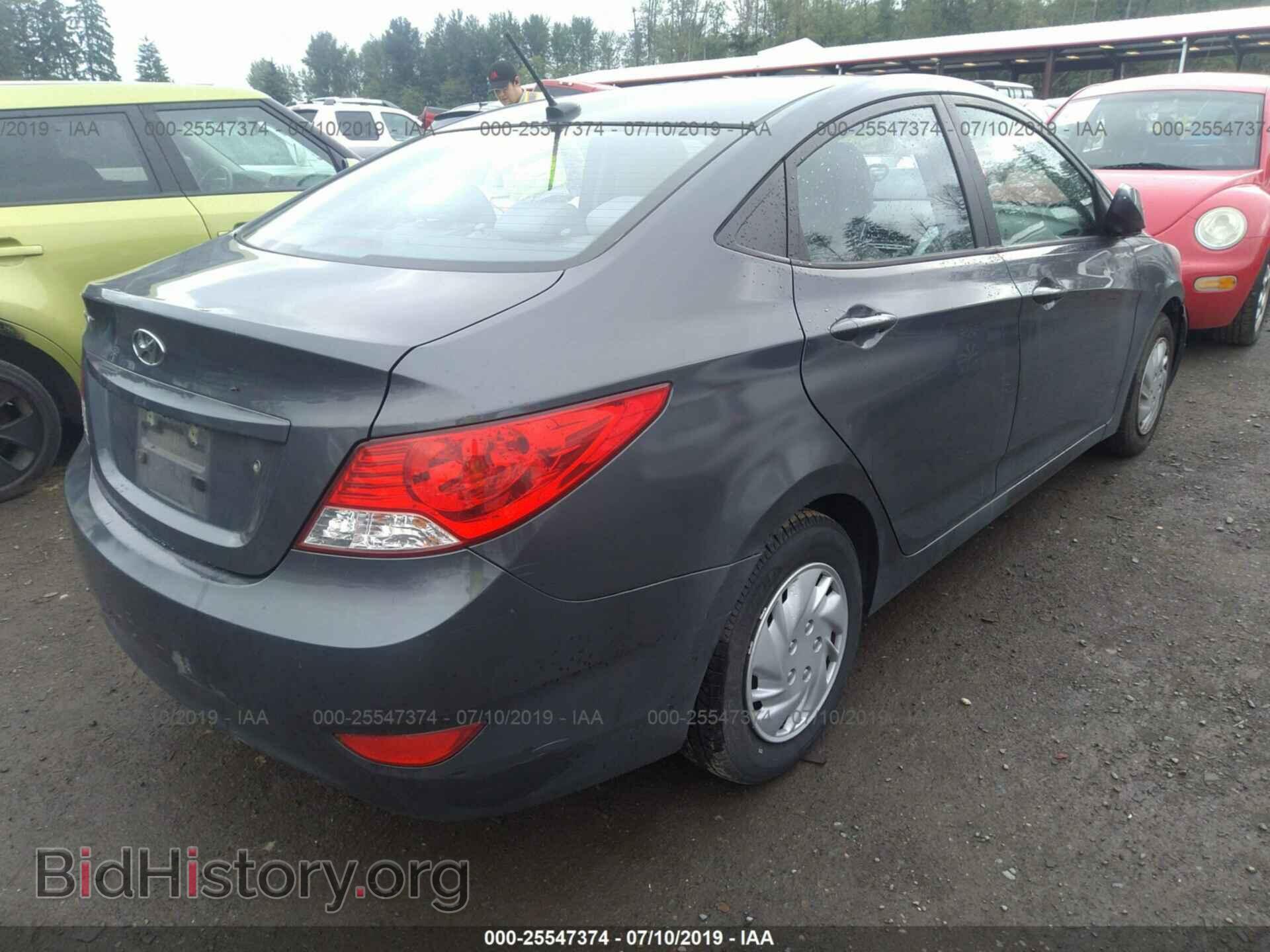 2013 HYUNDAI ACCENT - VIN: KMHCT4AE9DU328811 - Фото 4