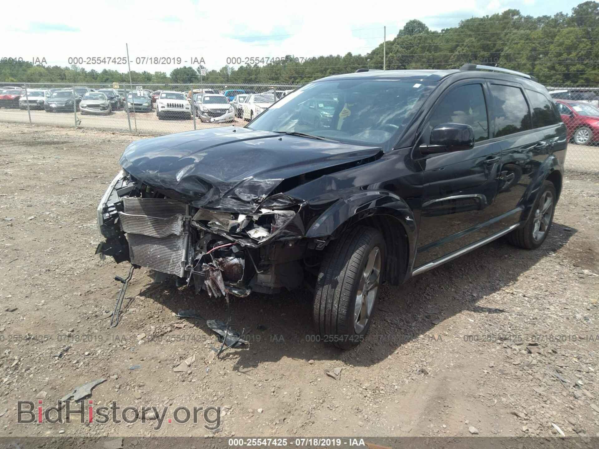 2015 DODGE JOURNEY - VIN: 3C4PDCGB8FT727765 - Фото 2