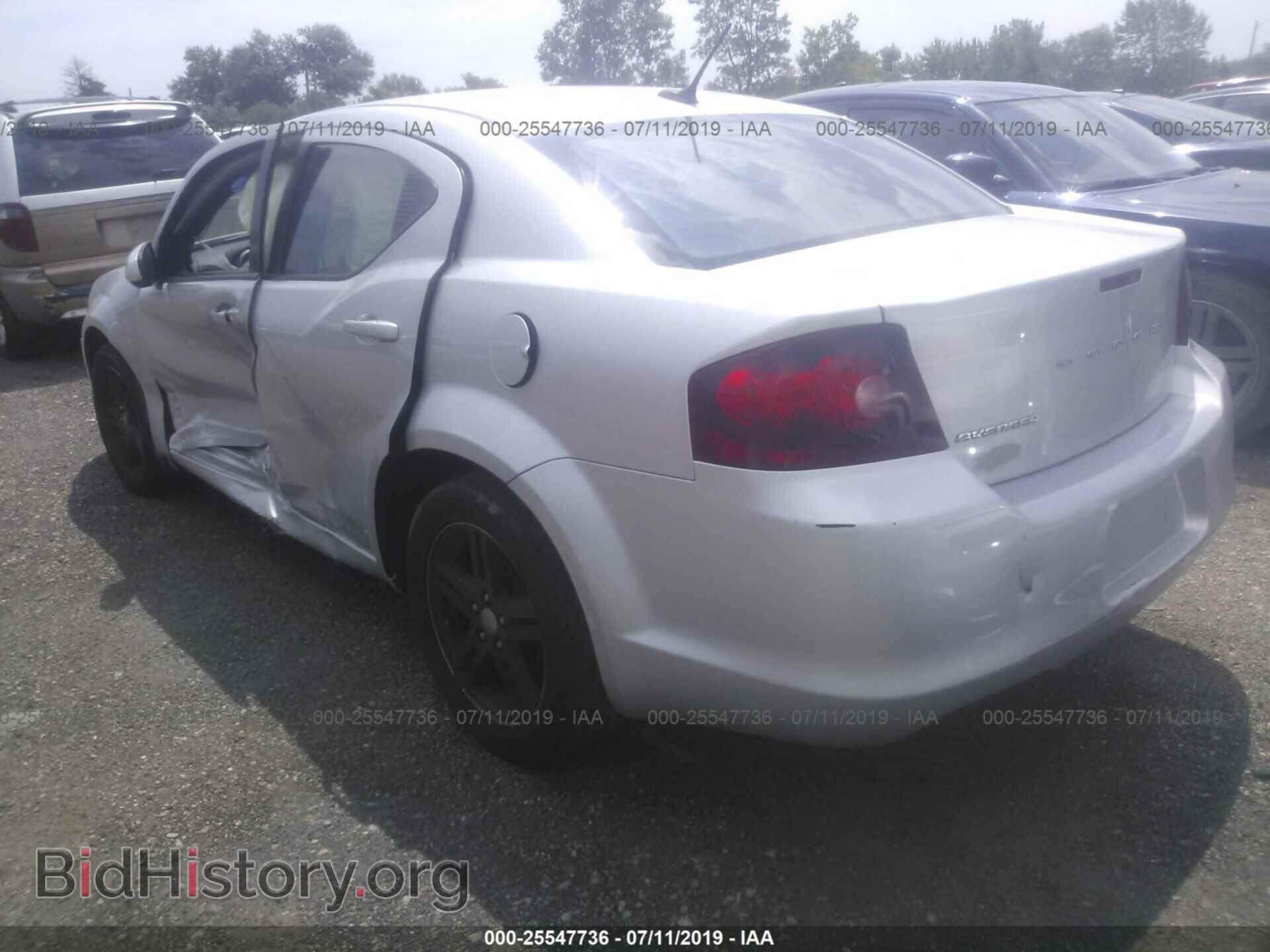 2011 DODGE AVENGER - VIN: 1B3BD1FB5BN536705 - Фото 3
