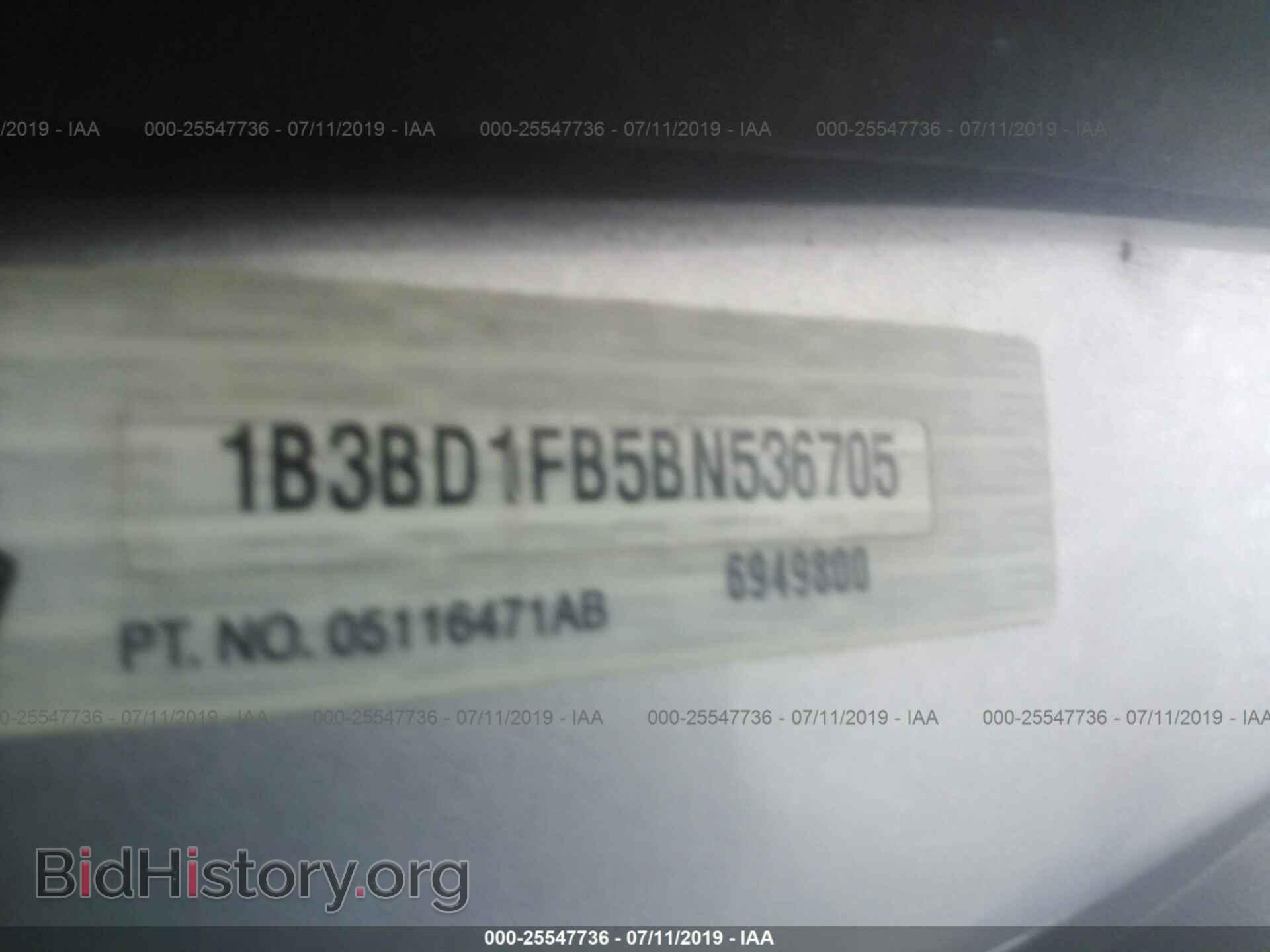2011 DODGE AVENGER - VIN: 1B3BD1FB5BN536705 - Фото 9