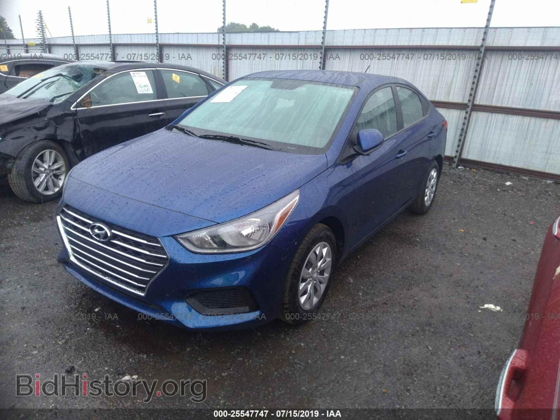 2019 HYUNDAI ACCENT - VIN: 3KPC24A36KE054873 - Фото 2