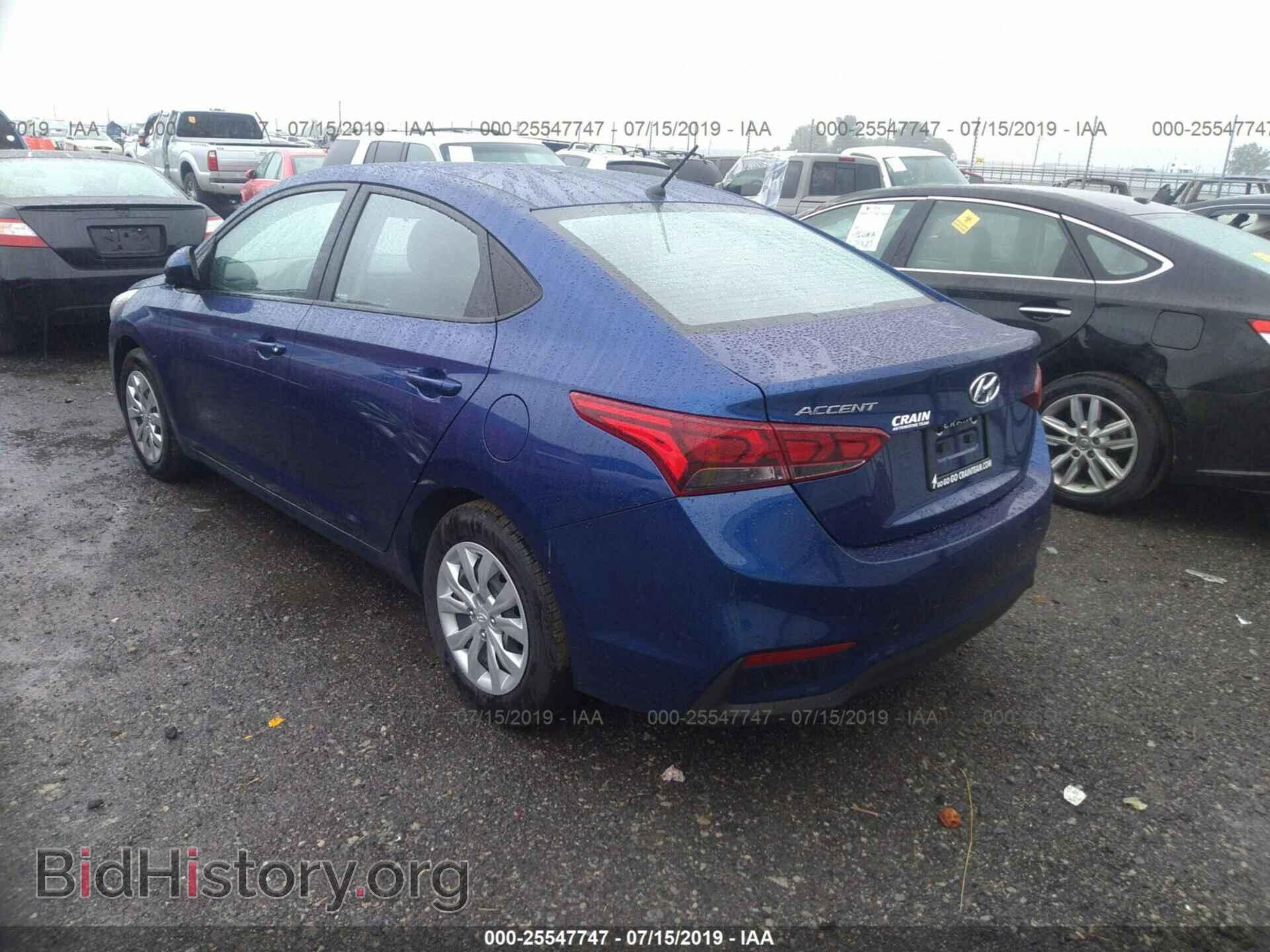 2019 HYUNDAI ACCENT - VIN: 3KPC24A36KE054873 - Фото 3