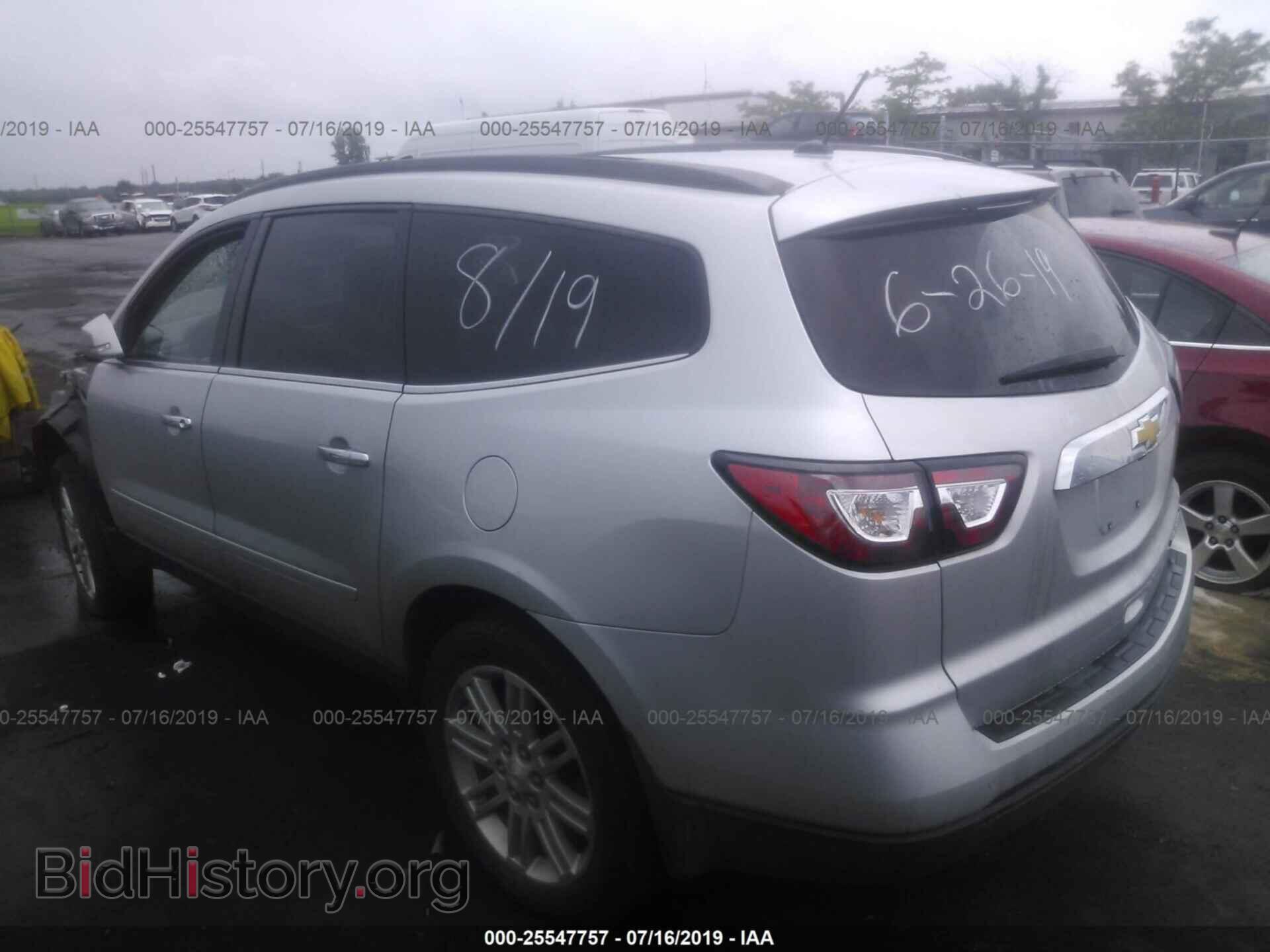 2015 CHEVROLET TRAVERSE - VIN: 1GNKRGKD3FJ249992 - Фото 3