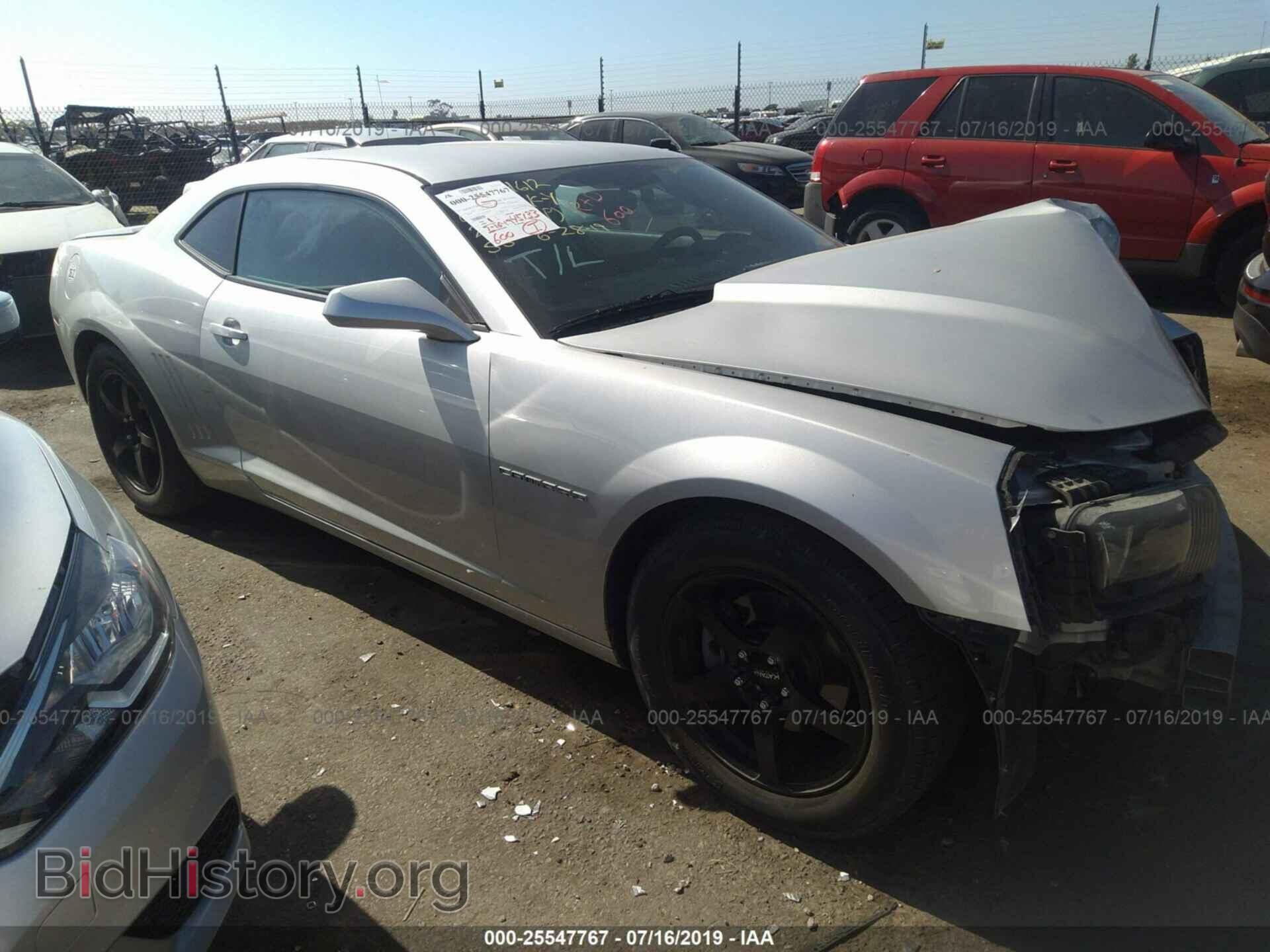 Photo 2G1FB1E31C9104383 - CHEVROLET CAMARO 2012