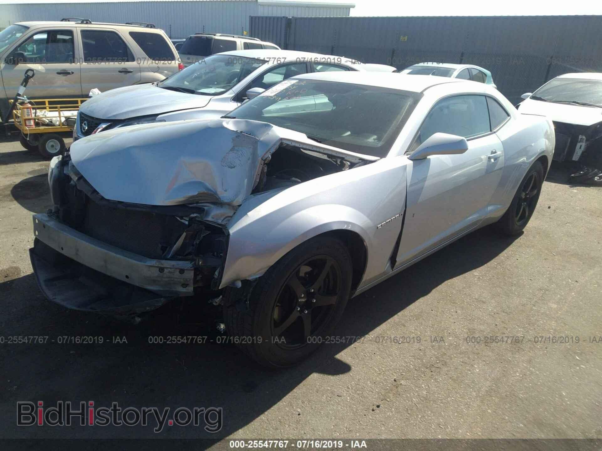 2012 CHEVROLET CAMARO - VIN: 2G1FB1E31C9104383 - Фото 2