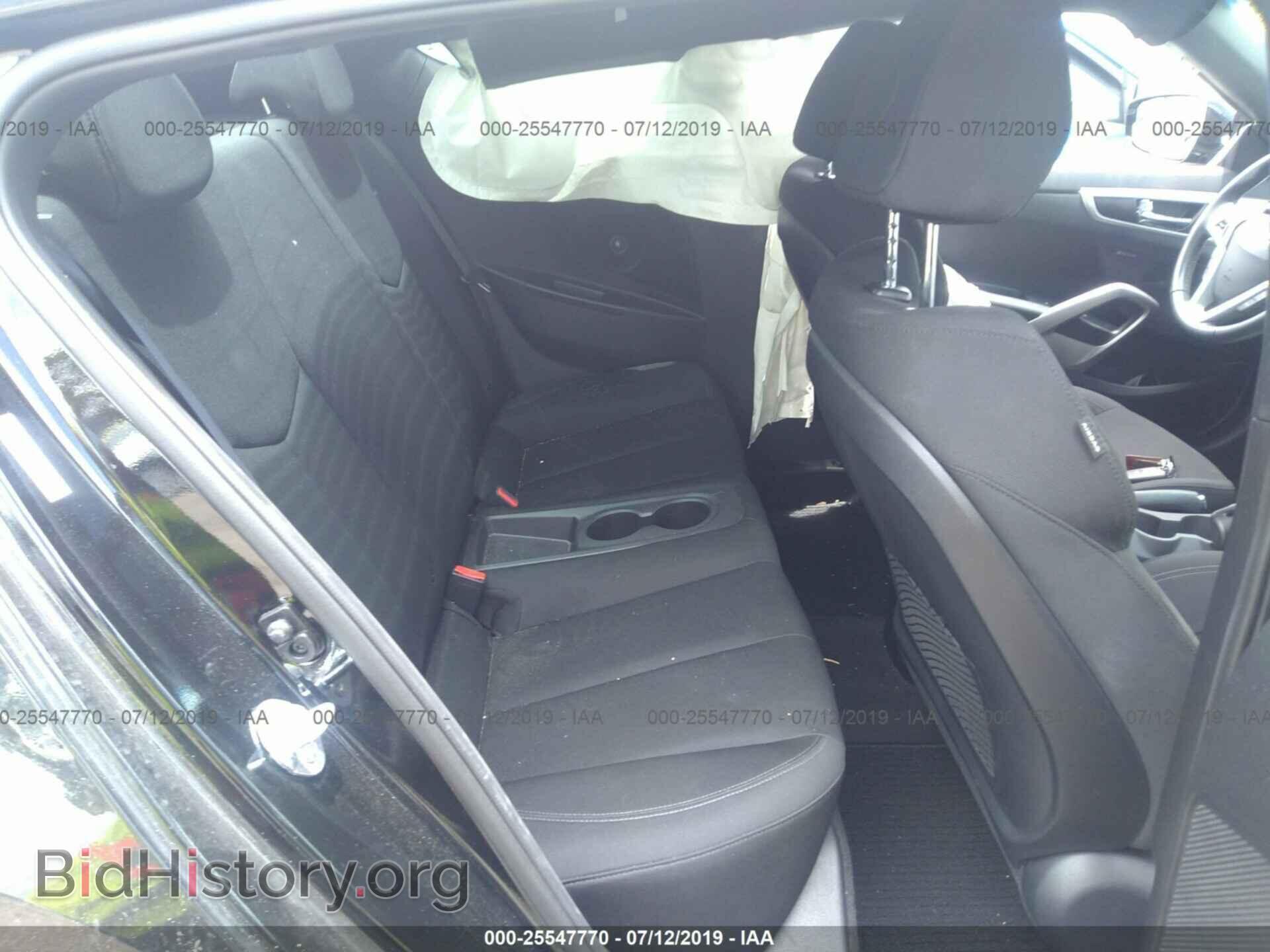 2017 HYUNDAI VELOSTER - VIN: KMHTC6AD3HU321782 - Фото 8