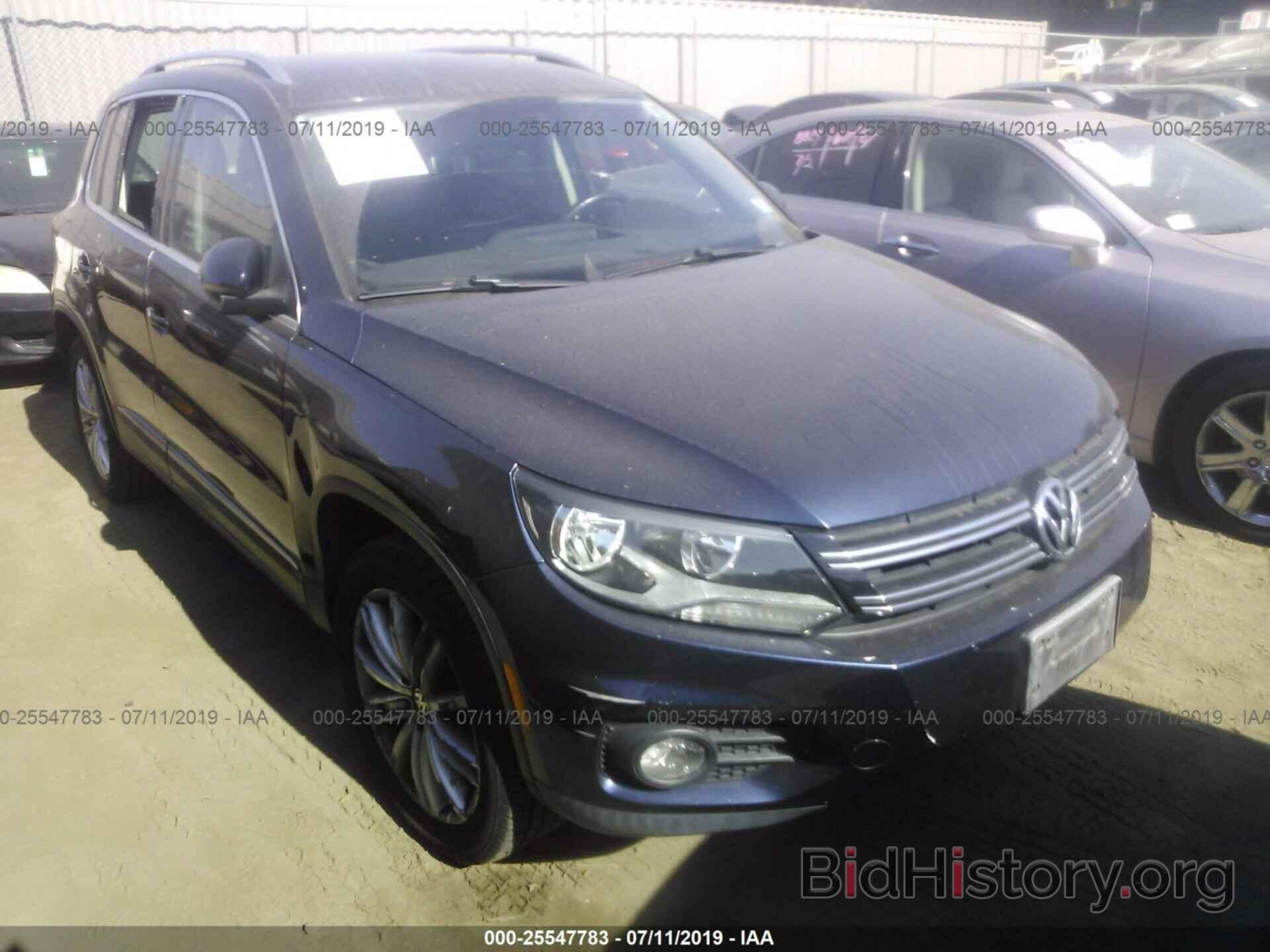 Photo WVGAV7AX8CW571047 - VOLKSWAGEN TIGUAN 2012