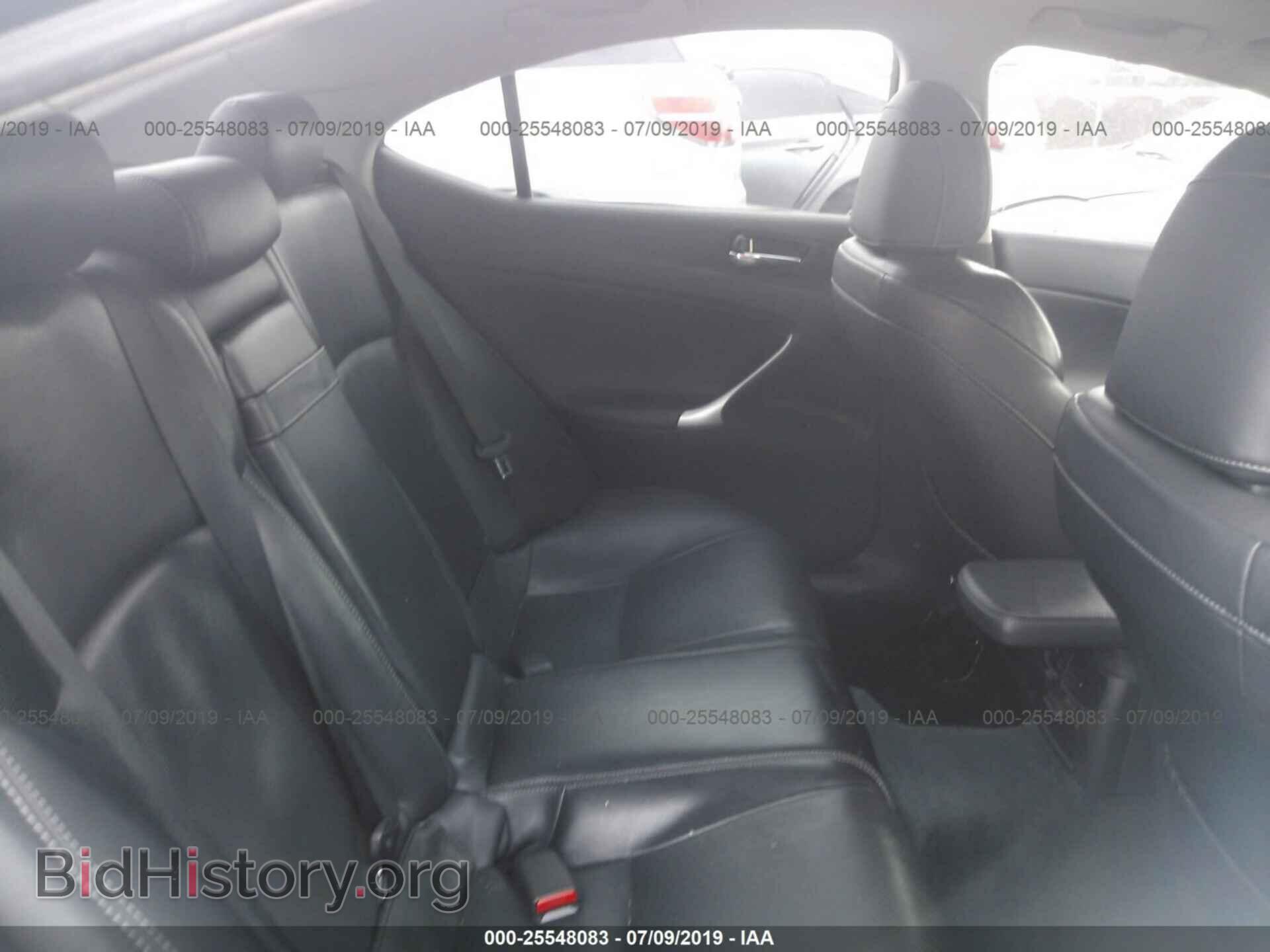 2012 LEXUS IS - VIN: JTHBF5C21C5169161 - Фото 8