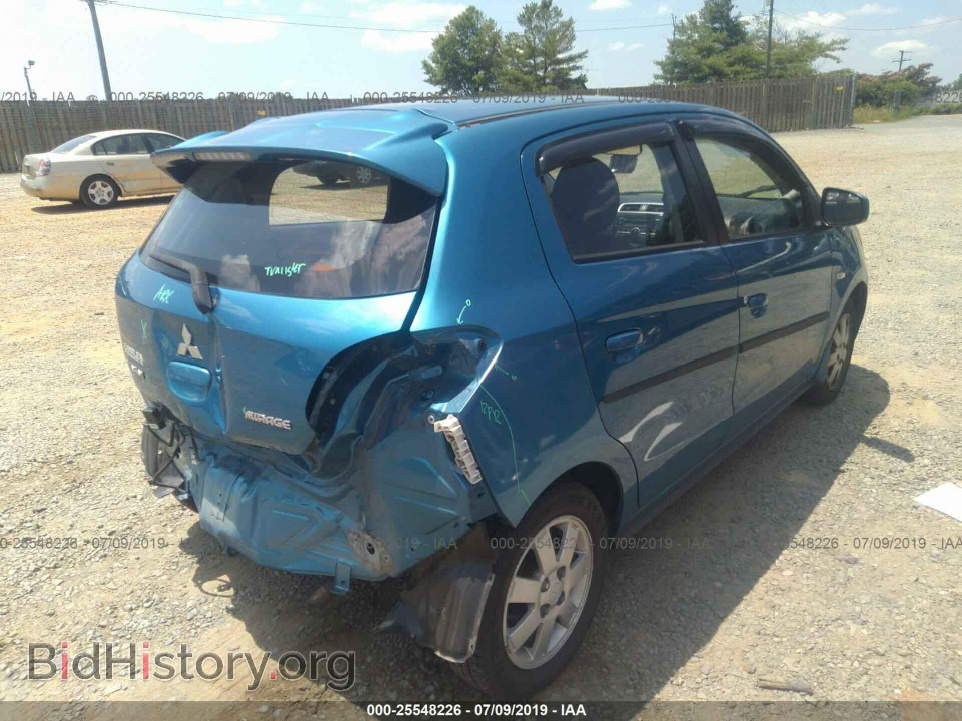 2014 MITSUBISHI MIRAGE - VIN: ML32A4HJ6EH009825 - Фото 4