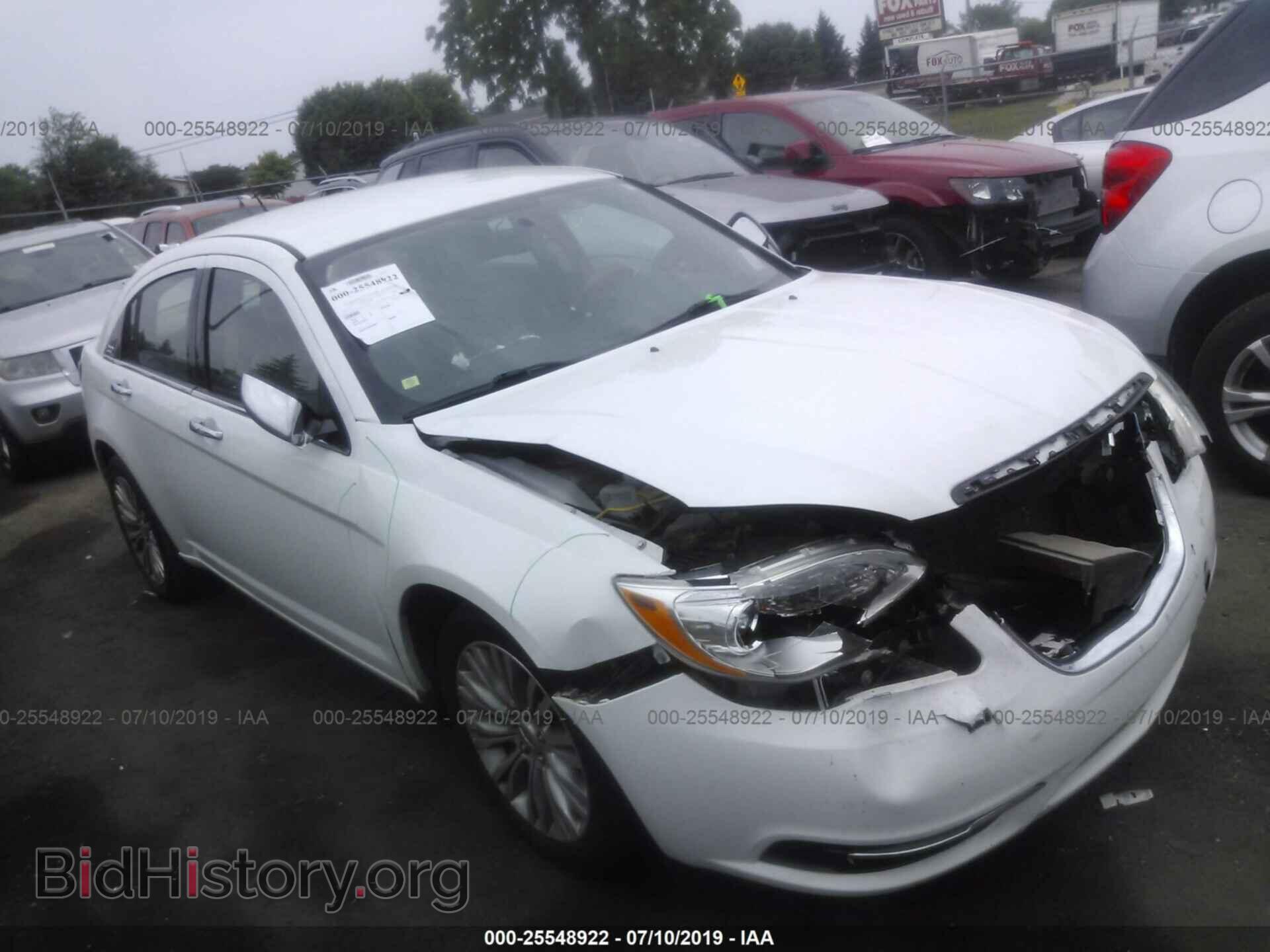 Фотография 1C3CCBCB2CN283641 - CHRYSLER 200 2012
