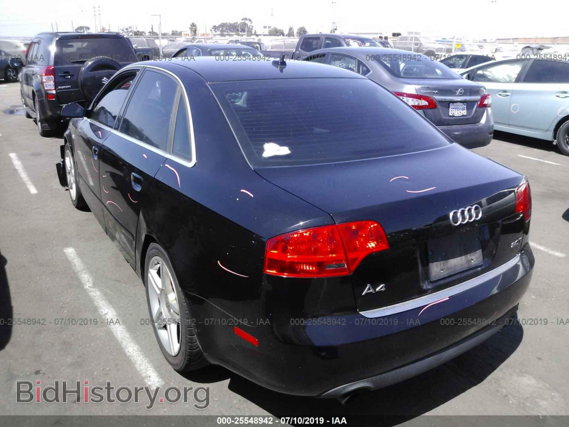 2007 AUDI A4 - VIN: WAUAF78E87A283079 - Фото 3