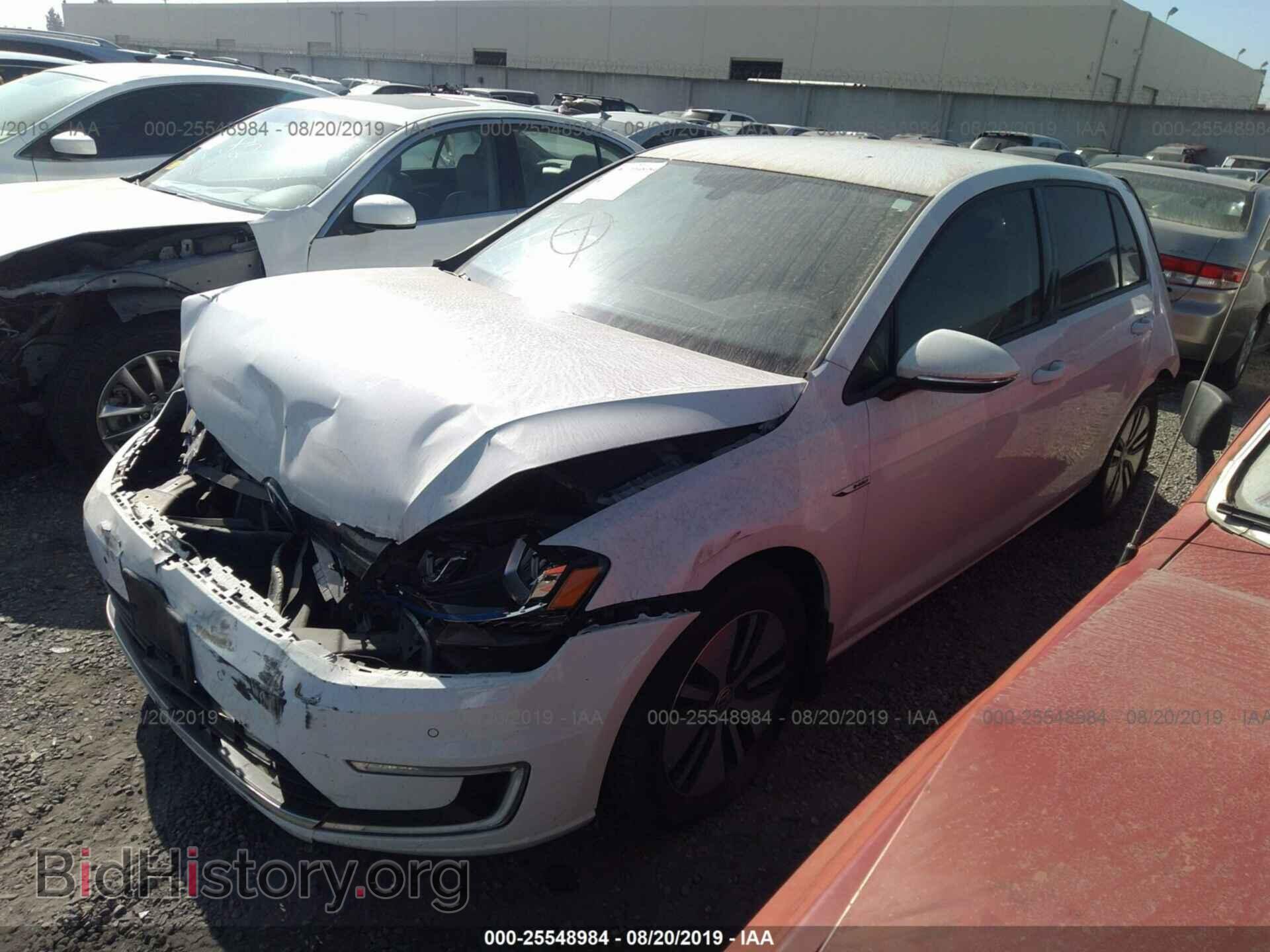 2015 VOLKSWAGEN E-GOLF - VIN: WVWPP7AU8FW910568 - Фото 2