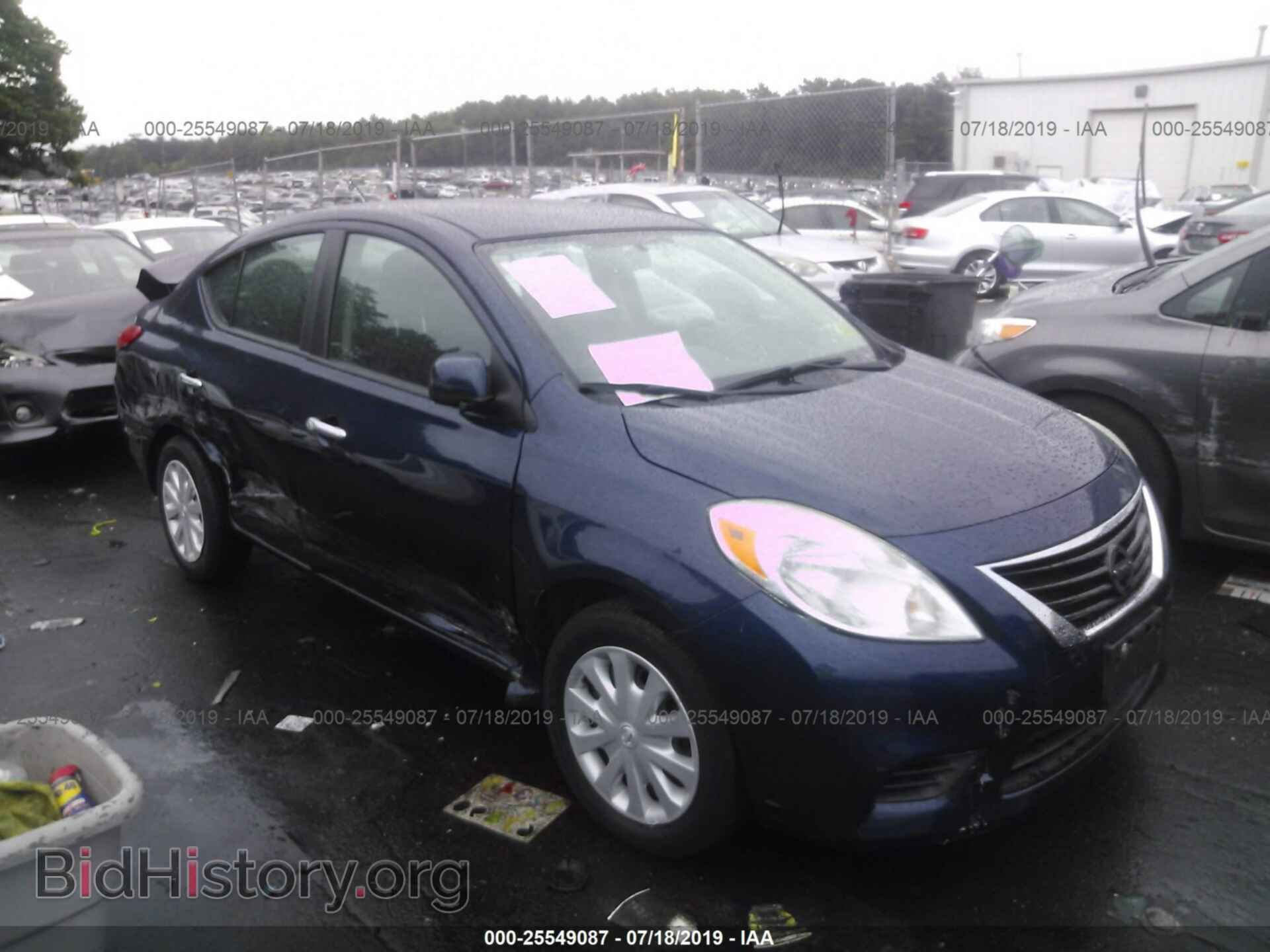 Фотография 3N1CN7AP5CL814657 - NISSAN VERSA 2012