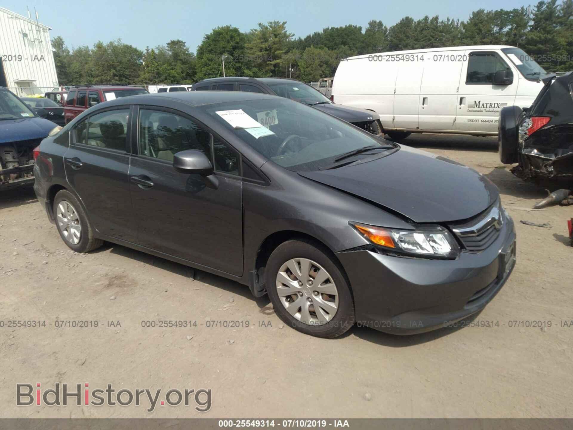 Фотография 2HGFB2F53CH308154 - HONDA CIVIC 2012