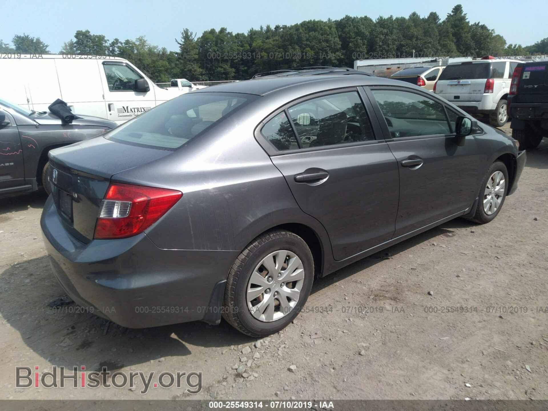 2012 HONDA CIVIC - VIN: 2HGFB2F53CH308154 - Photo 4