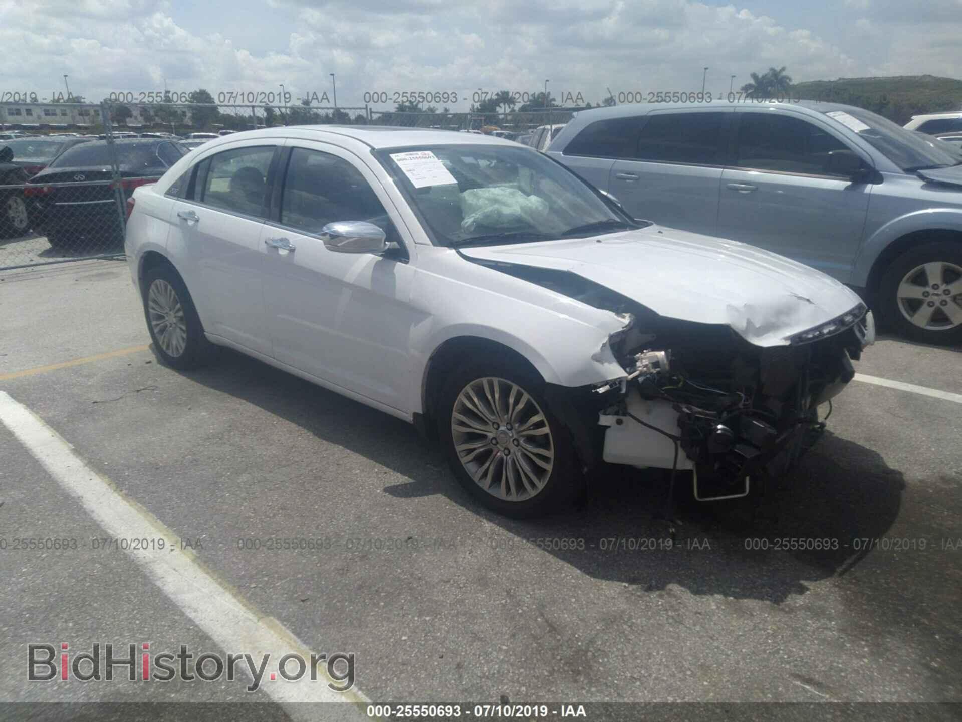 Фотография 1C3CCBCB6CN305348 - CHRYSLER 200 2012