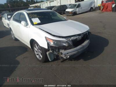 2013 Acura TL Tech, белый — VIN 19UUA8F50DA014806, IAAI