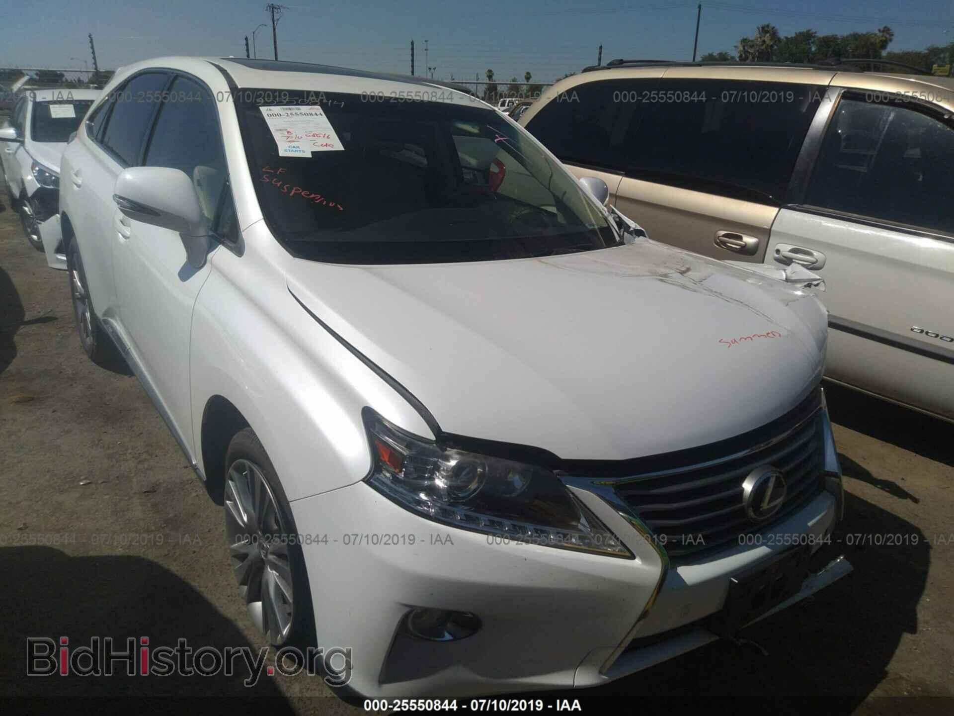 Photo JTJZB1BA3E2009748 - LEXUS RX 2014
