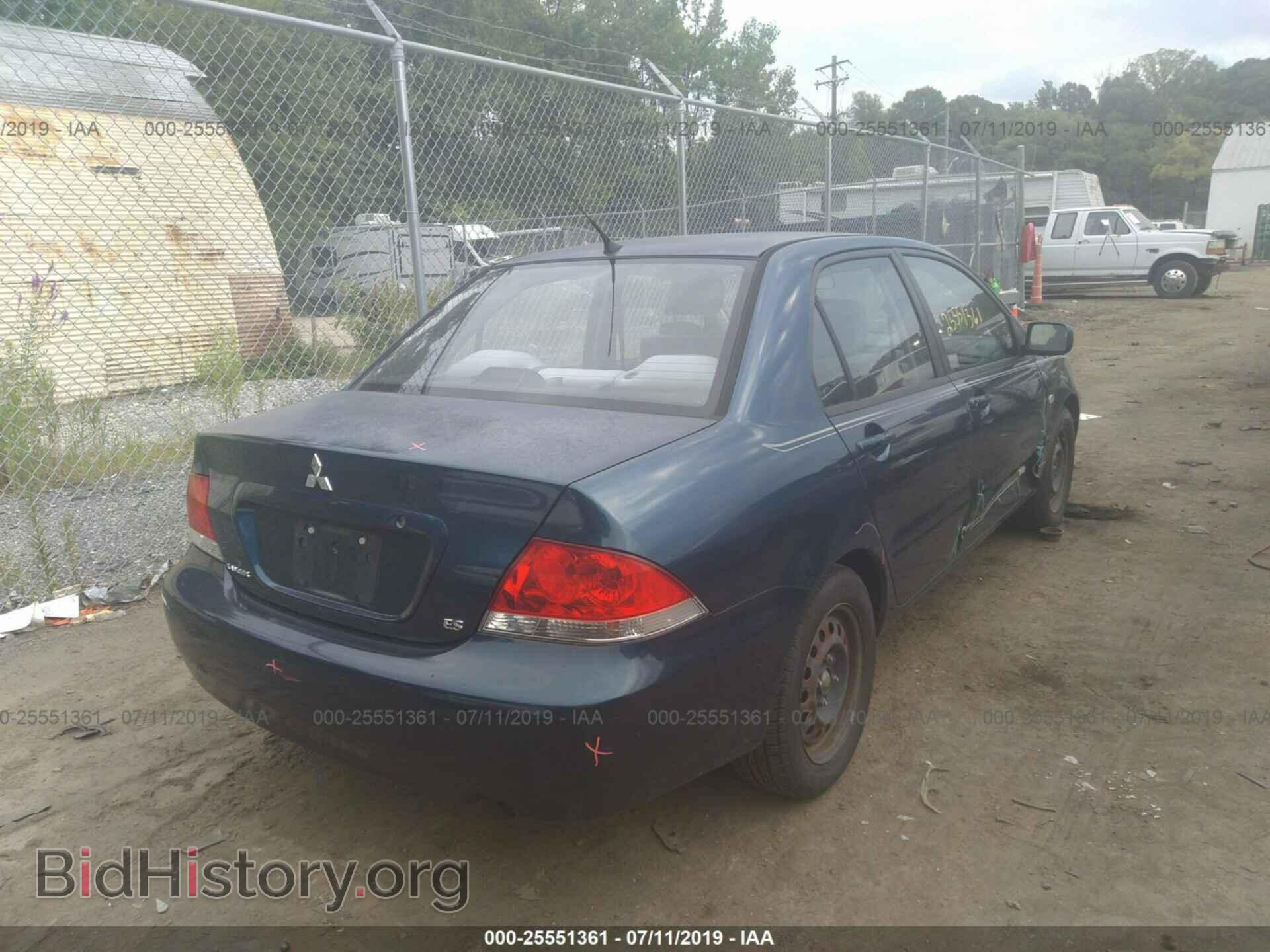 2006 MITSUBISHI LANCER - VIN: JA3AJ26E26U001358 - Фото 4