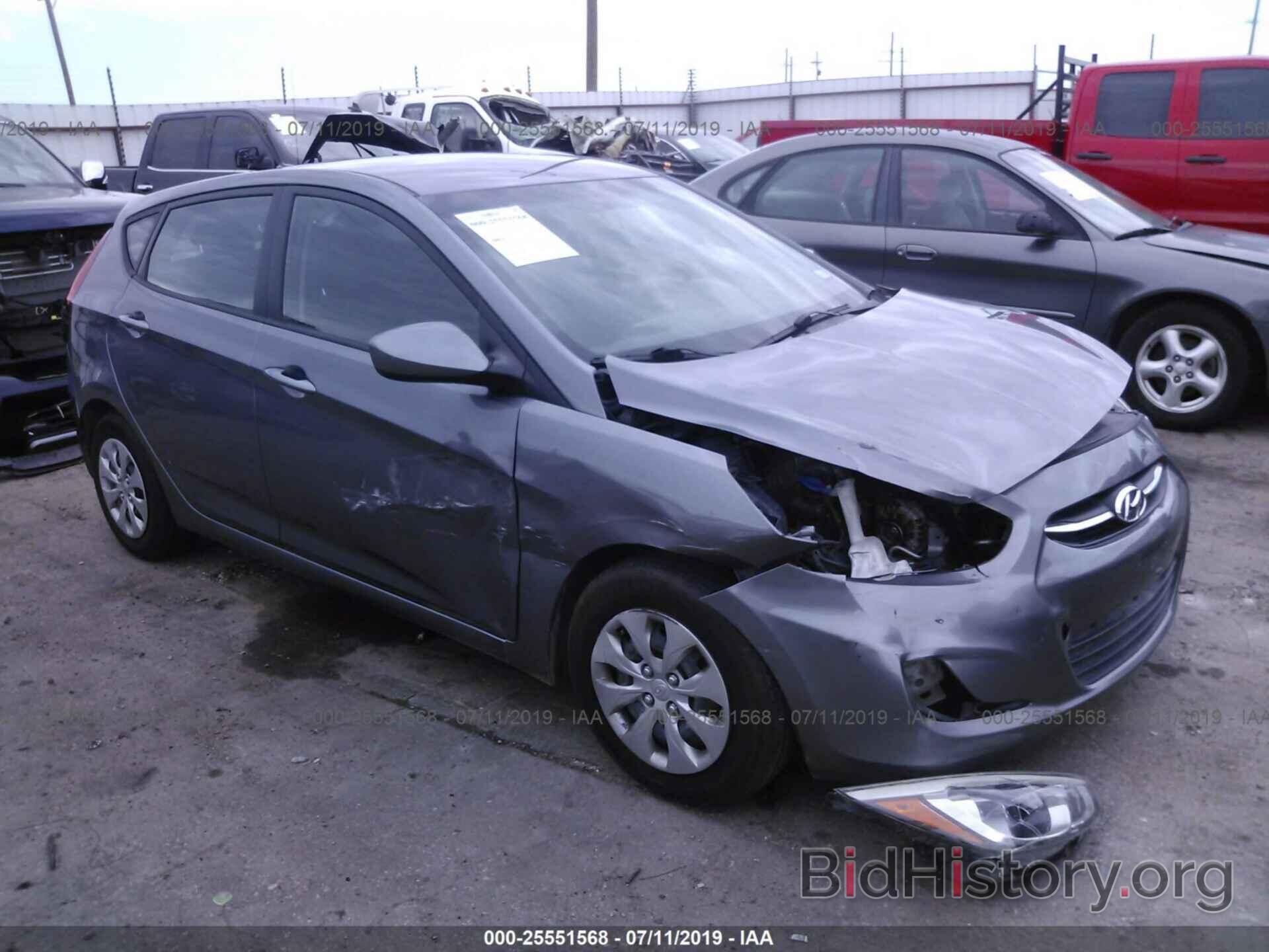 Фотография KMHCT5AE2GU276450 - HYUNDAI ACCENT 2016