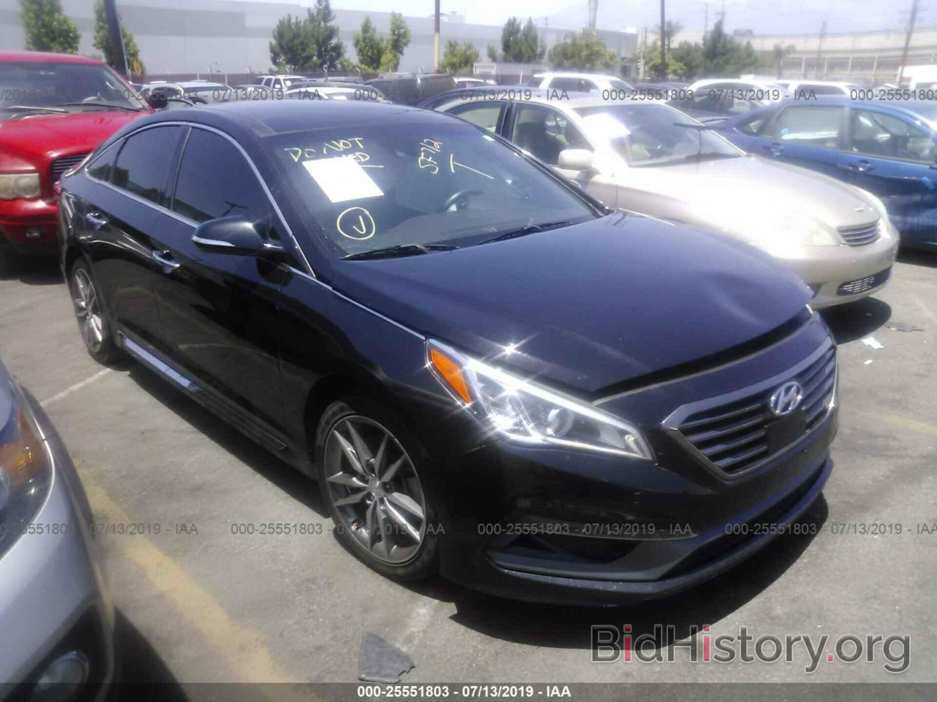 Фотография 5NPE34AB8FH041332 - HYUNDAI SONATA 2015