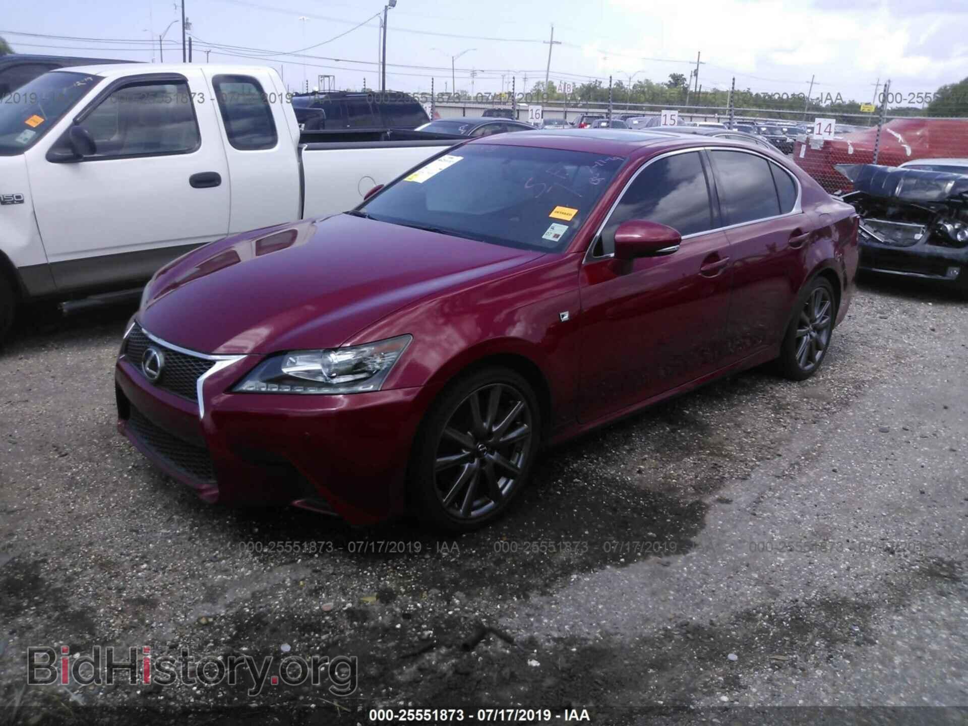 2013 LEXUS GS - VIN: JTHBE1BL5D5000834 - Photo 2