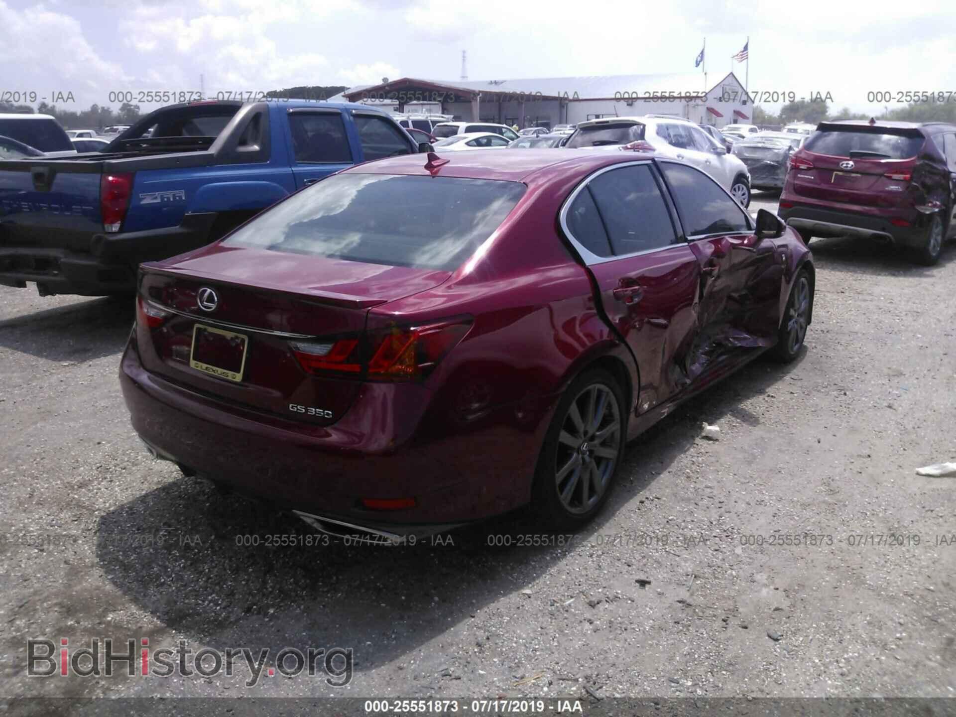 2013 LEXUS GS - VIN: JTHBE1BL5D5000834 - Photo 4