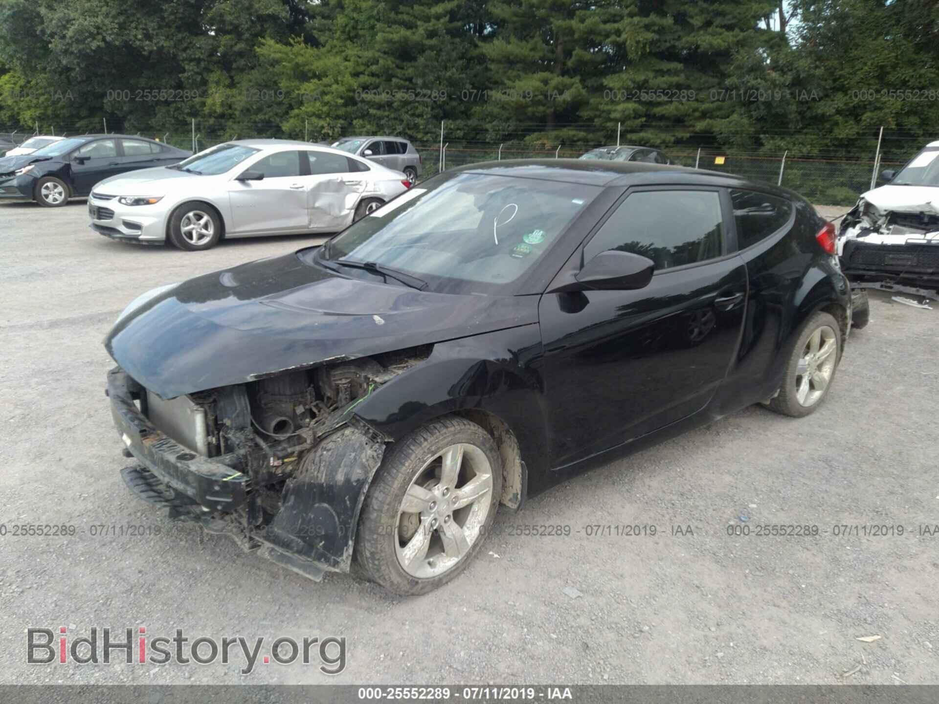 2013 HYUNDAI VELOSTER - VIN: KMHTC6AD8DU170612 - Фото 2