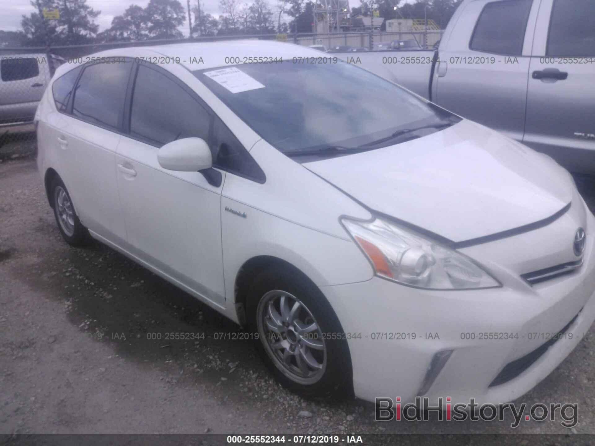 Photo JTDZN3EU6C3134746 - TOYOTA PRIUS V 2012