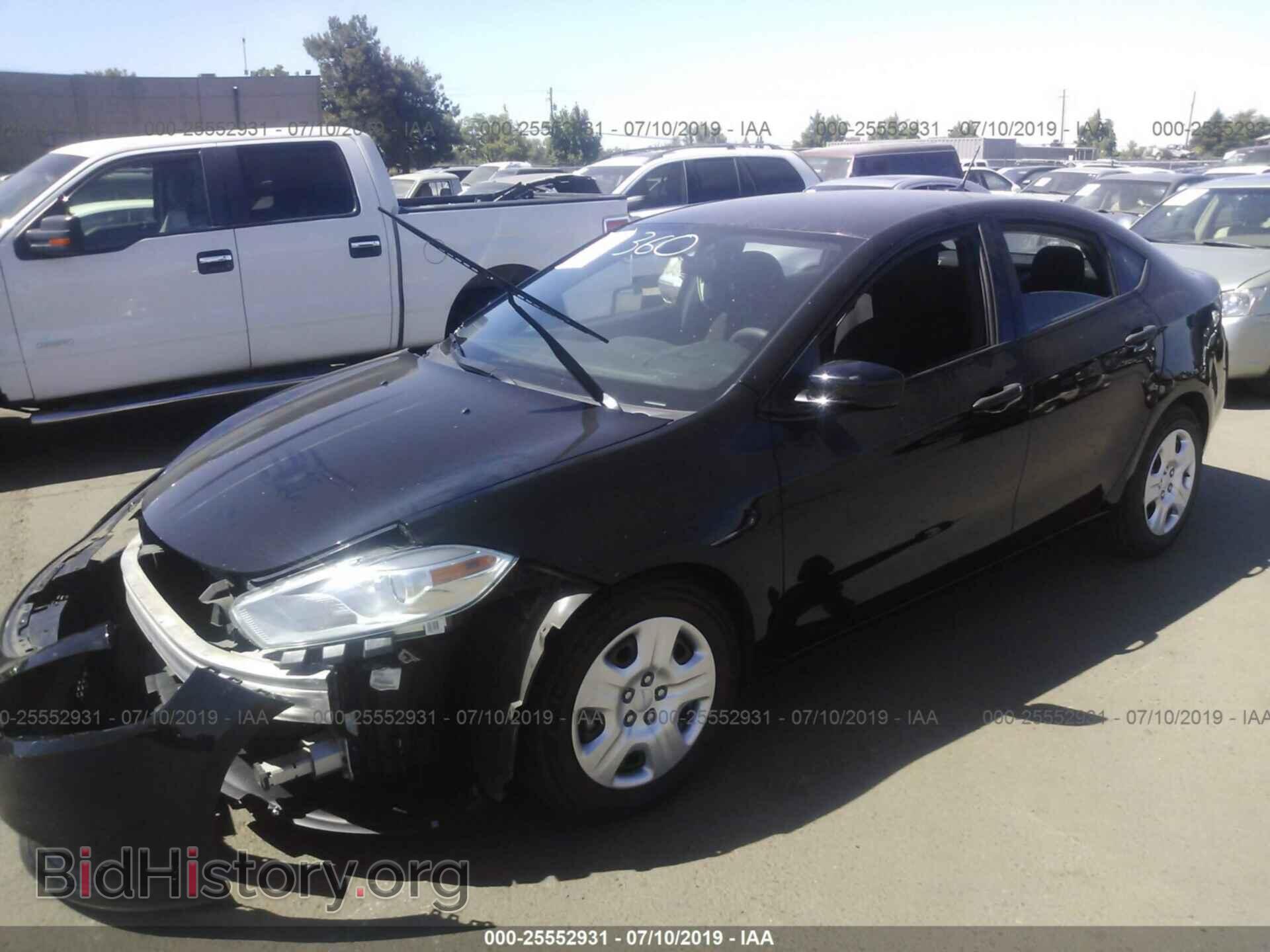 2013 DODGE DART - VIN: 1C3CDFAA3DD323795 - Фото 2