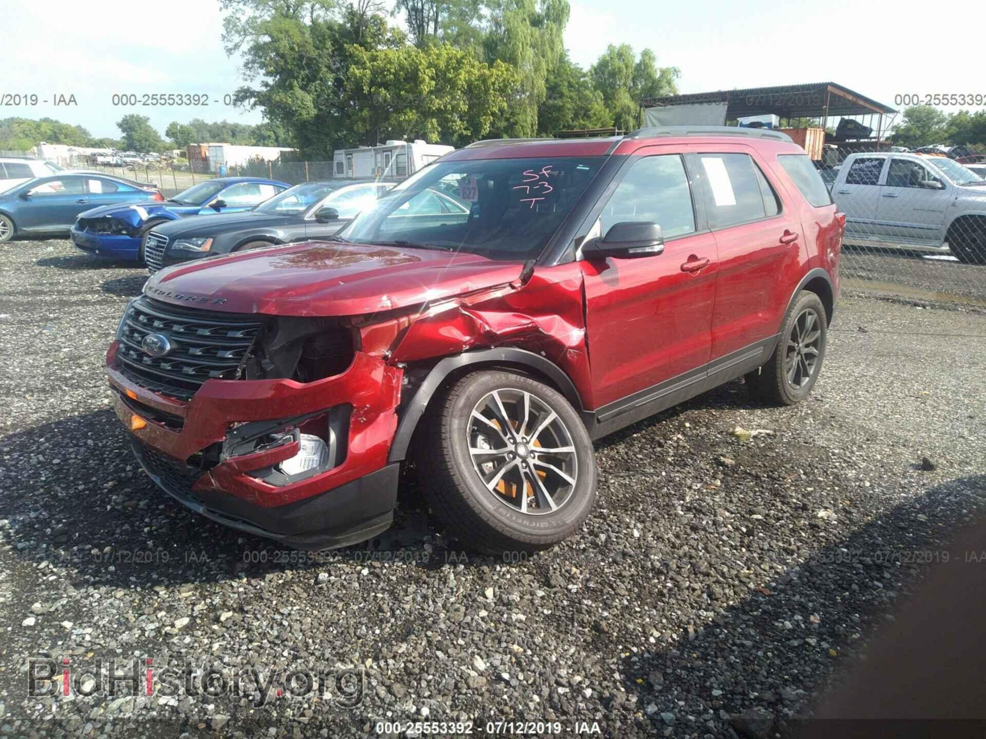 2017 FORD EXPLORER - VIN: 1FM5K8D87HGC17252 - Фото 2
